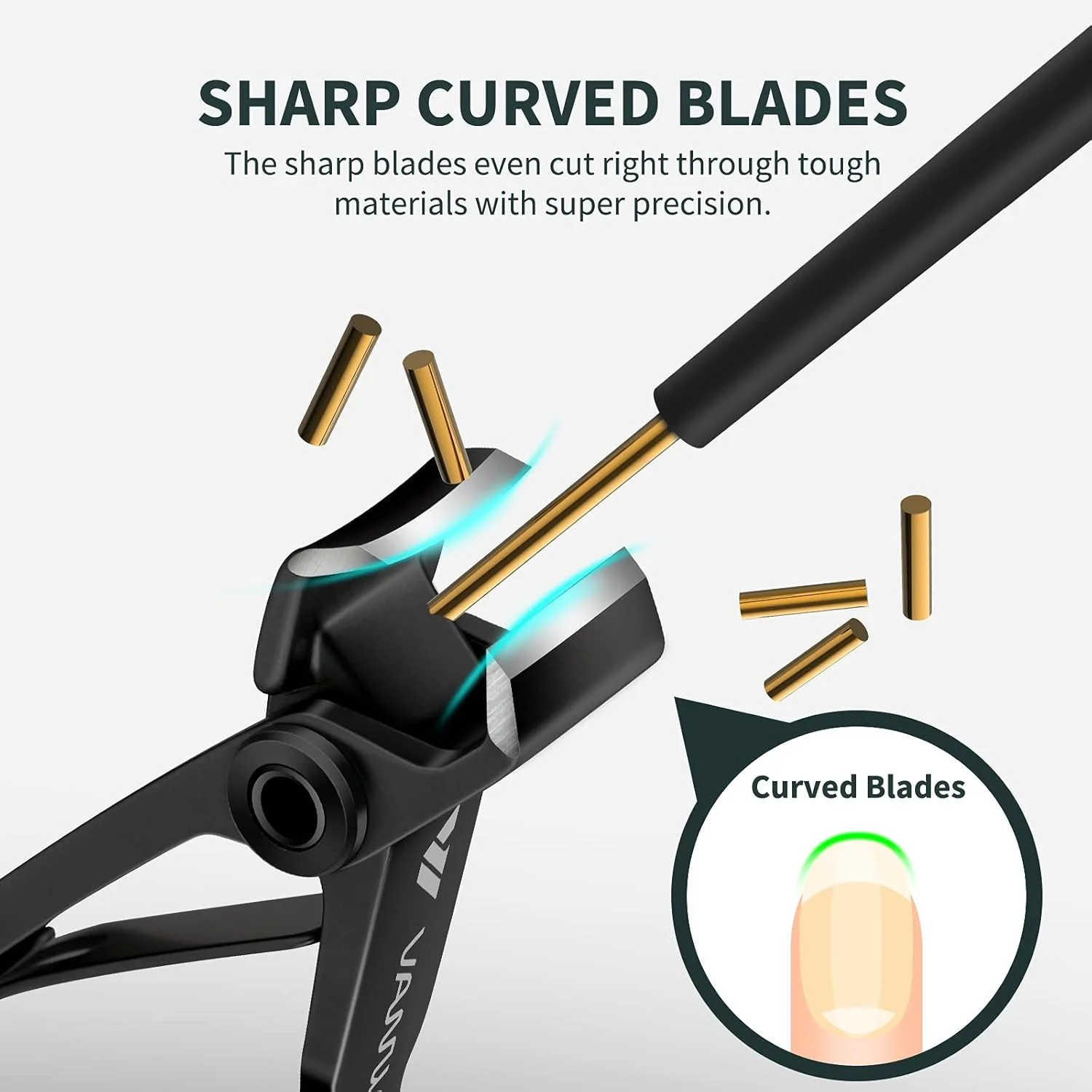 ناخن گیر برای ناخن های ضخیم، دهانه فک پهن 16 میلی متری، ناخن گیر بزرگ با تیغه خمیده تیز و سوهان ناخن، ناخن گیر استیل ضد زنگ قوی برای سالمندان، زنان و مردان