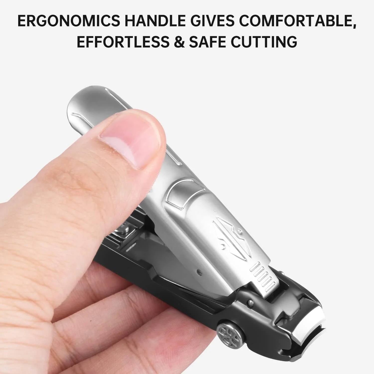 ناخن گیر ریتمو مخصوص آقایان، ناخن گیر پا برای ناخن های ضخیم، قیچی اصلاح ناخن برای خانم ها، دهانه پهن، اره تیز، استیل ضد زنگ، ناخن گیر بزرگ، تیغه خمیده، نقره ای مشکی ناخن گیر ریتمو مخصوص آقایان، ناخن گیر پا برای ناخن های ضخیم، قیچی اصلاح ناخن برای خانم ها، دهانه پهن، اره تیز، استیل ضد زنگ، ناخن گیر بزرگ، تیغه خمیده، نقره ای مشکی