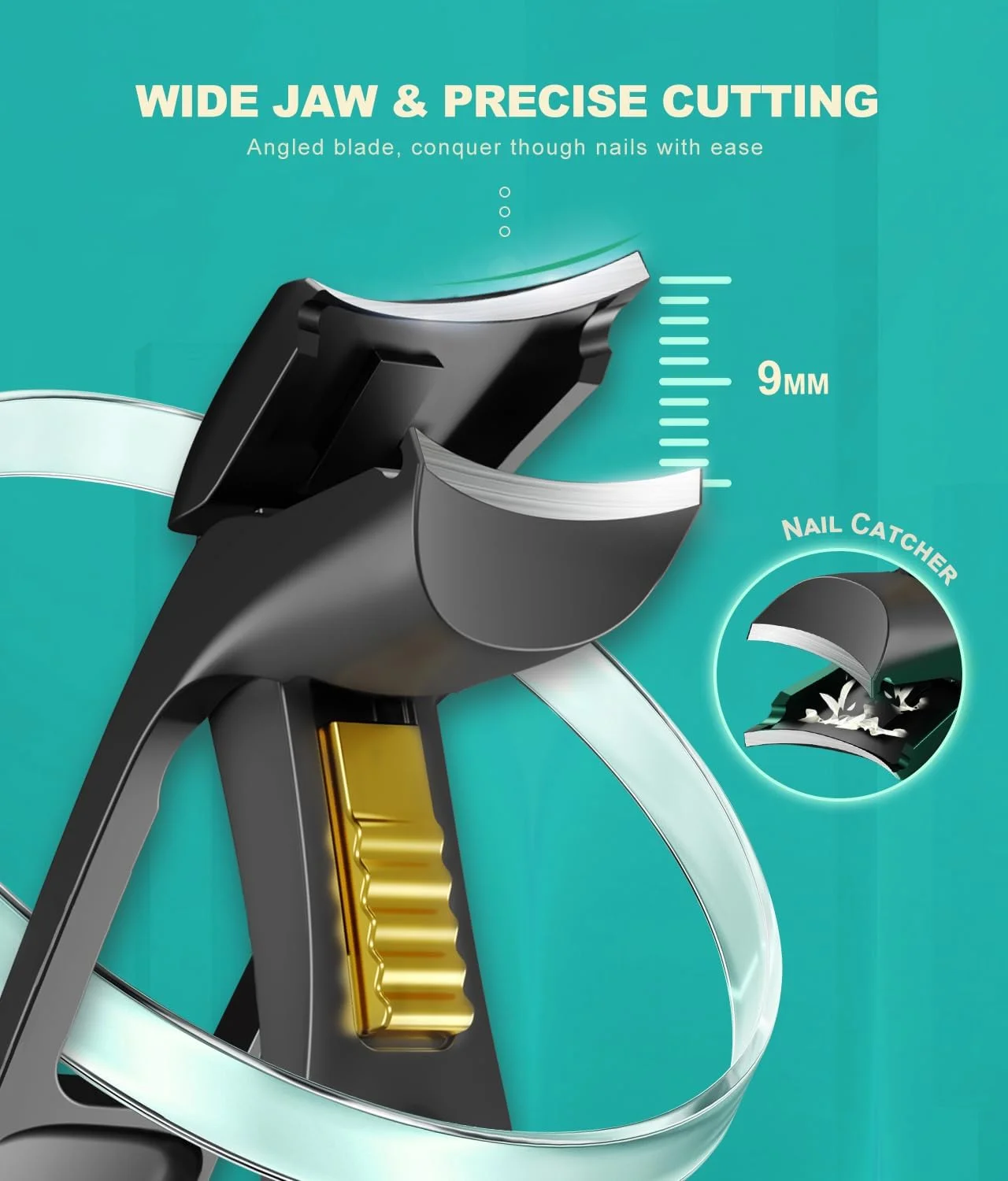 ناخن گیر انگشت شست پا برای افراد مسن، ناخن های ضخیم پا و ناخن انگشت، ناخن گیر بزرگ ضد پاشش برای مردان، زنان و بزرگسالان، دهانه فک پهن تیز با دسته بلند و سر زاویه دار ناخن گیر انگشت شست پا برای افراد مسن، ناخن های ضخیم پا و ناخن انگشت، ناخن گیر بزرگ ضد پاشش برای مردان، زنان و بزرگسالان، دهانه فک پهن تیز با دسته بلند و سر زاویه دار