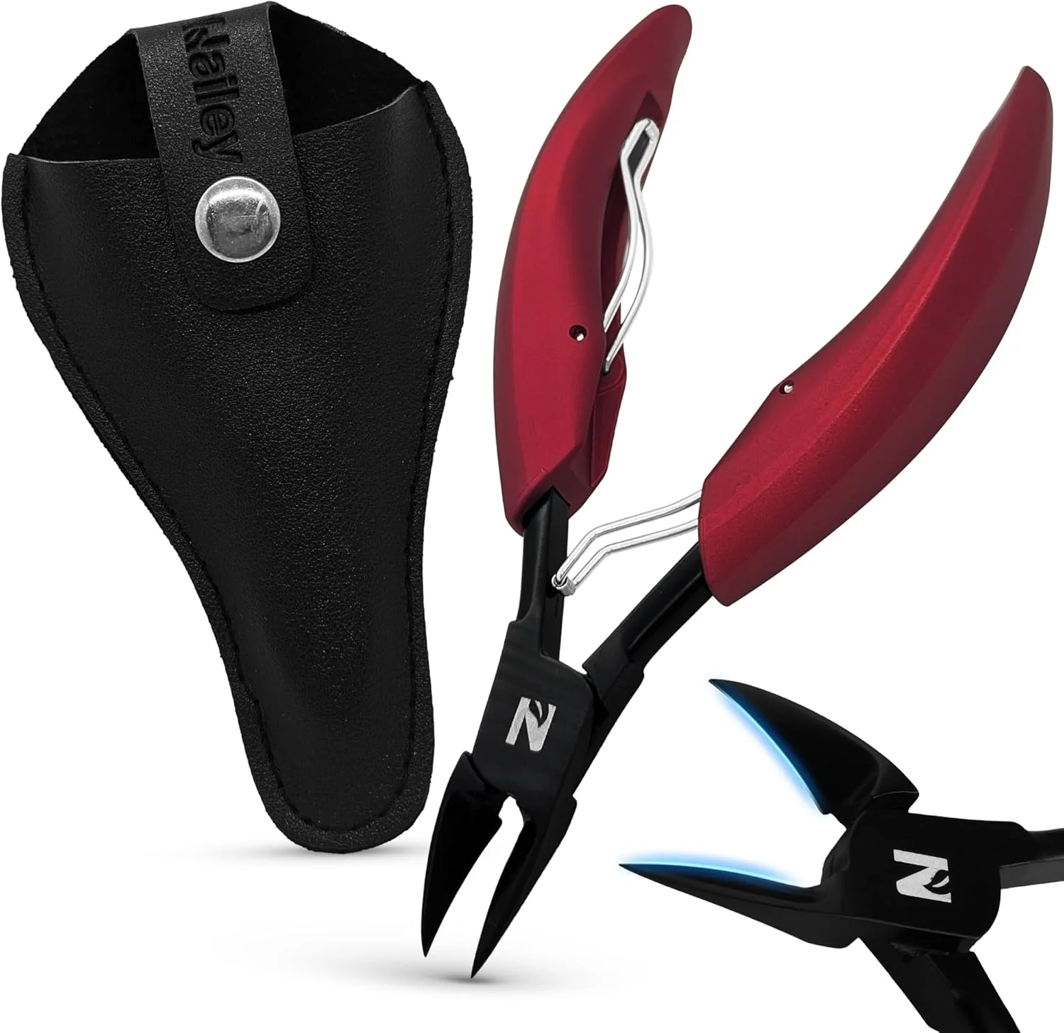 ناخن گیر برای ناخن های پا در جعبه چرمی، انبر ناخن پا برای ناخن های ضخیم و سخت، ناخن گیر استیل ضد زنگ، پدیکور، ابزار پیرایش حرفه ای ناخن پا، قیچی ناخن ناخن گیر برای ناخن های پا در جعبه چرمی، انبر ناخن پا برای ناخن های ضخیم و سخت، ناخن گیر استیل ضد زنگ، پدیکور، ابزار پیرایش حرفه ای ناخن پا، قیچی ناخن