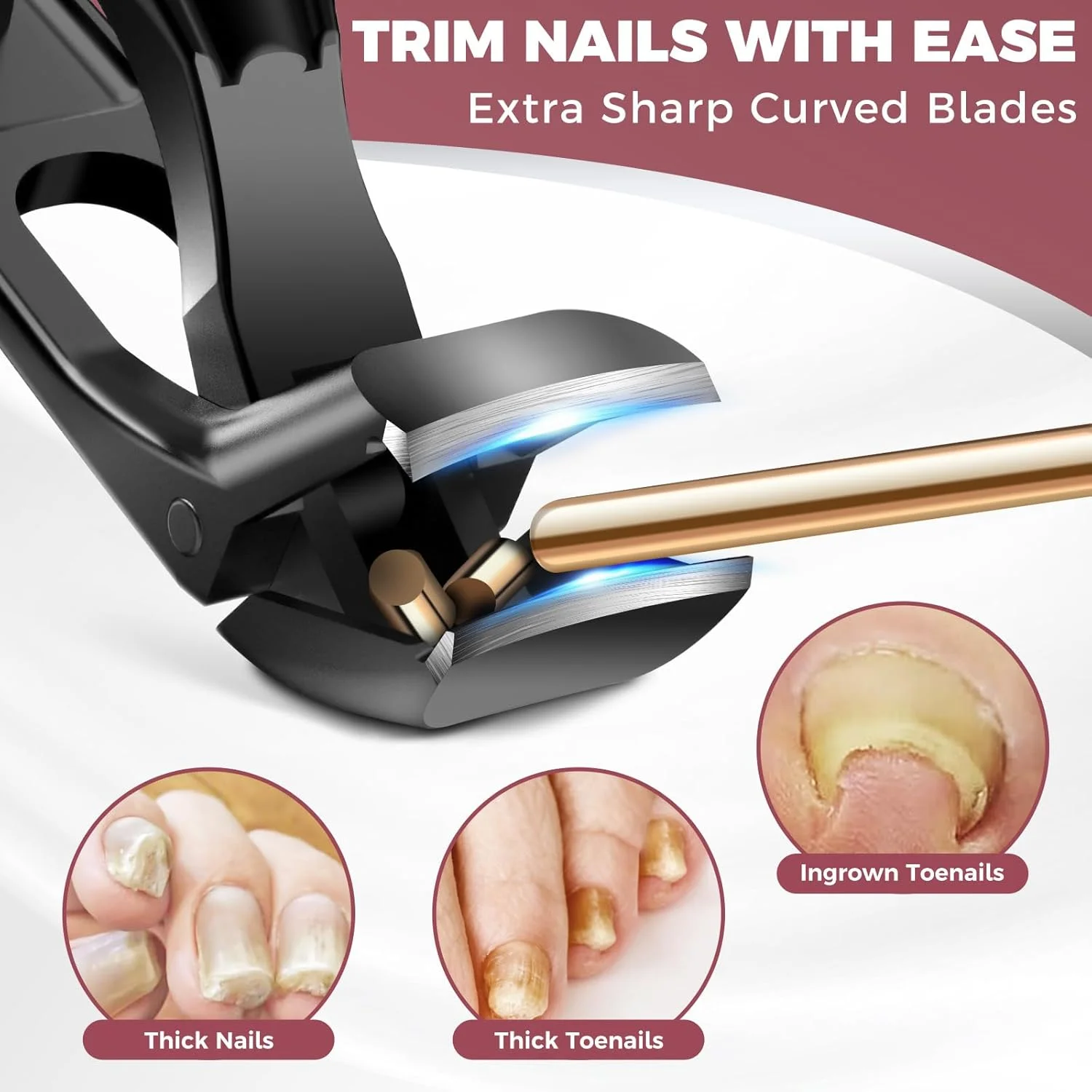 ناخن گیر انگشت شست پا برای ناخن های ضخیم، ناخن گیر بزرگ زاویه دار برای ناخن های ضخیم مردانه با دهانه فک پهن، ناخن گیر سنگین و بدون پاشش با گیره هدیه برای مردان و زنان ناخن گیر انگشت شست پا برای ناخن های ضخیم، ناخن گیر بزرگ زاویه دار برای ناخن های ضخیم مردانه با دهانه فک پهن، ناخن گیر سنگین و بدون پاشش با گیره هدیه برای مردان و زنان