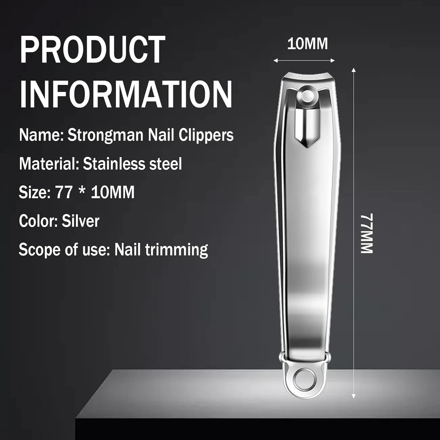 ست دو عددی ناخن گیر، ناخن گیر استیل ضد زنگ برای ناخن های ضخیم، ناخن گیر انگشتان پا با سوهان ناخن داخلی.