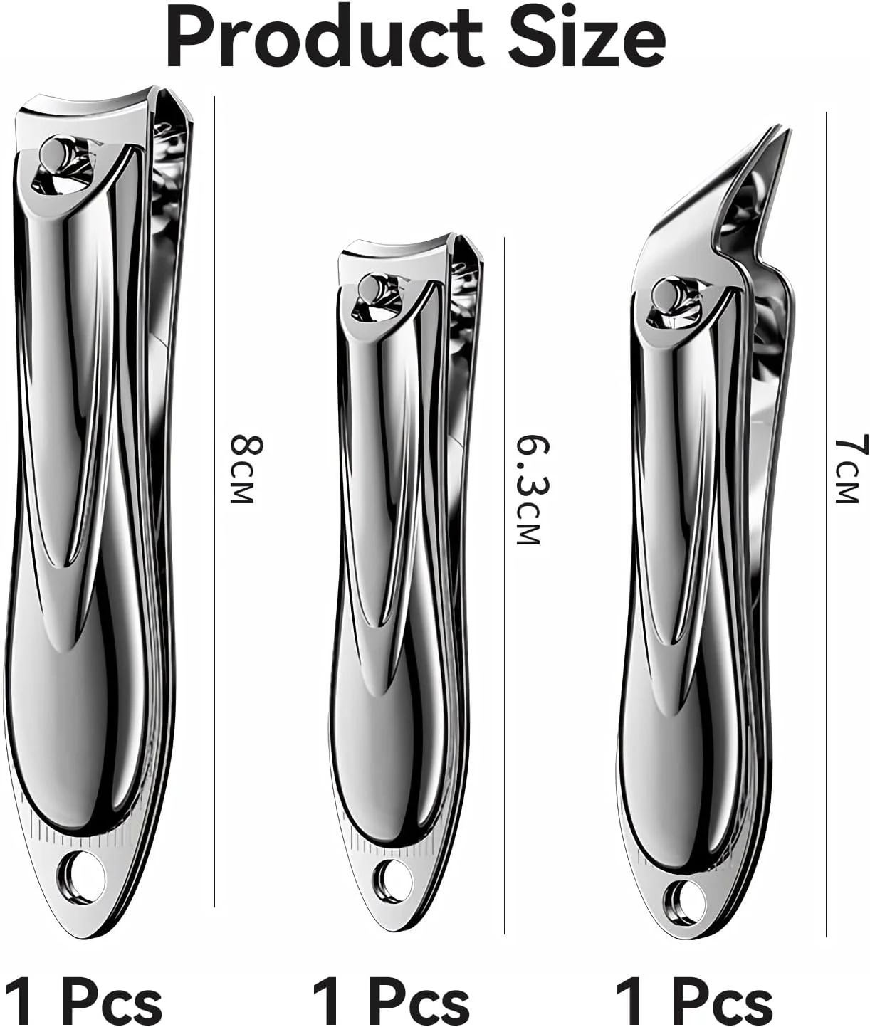 ست سه عددی ناخن گیر مردانه، ناخن گیر پا، ناخن گیر مردانه، کاتر ناخن فوق العاده تیز از جنس استیل ضد زنگ، ناخن گیر بزرگ، استاندارد، زاویه دار، برای ناخن های ضخیم دست و پا، مردانه و زنانه ست سه عددی ناخن گیر مردانه، ناخن گیر پا، ناخن گیر مردانه، کاتر ناخن فوق العاده تیز از جنس استیل ضد زنگ، ناخن گیر بزرگ، استاندارد، زاویه دار، برای ناخن های ضخیم دست و پا، مردانه و زنانه