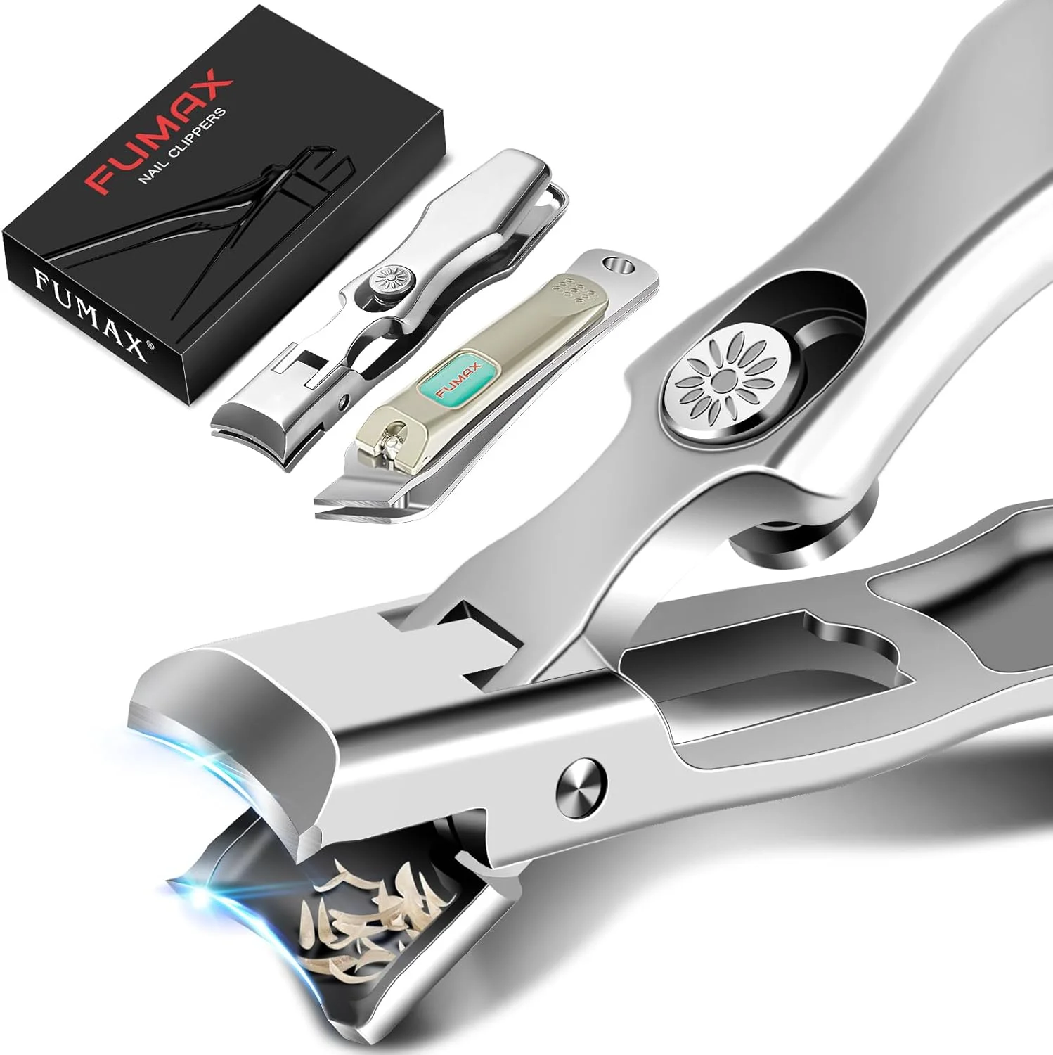 ناخن گیر مردانه برای ناخن های ضخیم، ناخن گیر ارتقا یافته مورب برای ناخن های فرورفته برای سالمندان، ناخن گیر بدون پاشش با دهانه پهن، ناخن گیر سنگین برای ناخن های ضخیم پا