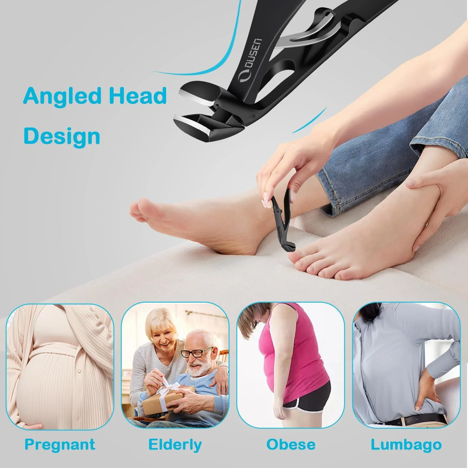 ناخن گیر انگشت پا برای ناخن های ضخیم، ناخن گیر سر زاویه دار برای آقایان و خانم ها، ناخن گیر پهن با گیره، ناخن گیر فرورفته با تیغه خمیده مورب برای سالمندان ناخن گیر انگشت پا برای ناخن های ضخیم، ناخن گیر سر زاویه دار برای آقایان و خانم ها، ناخن گیر پهن با گیره، ناخن گیر فرورفته با تیغه خمیده مورب برای سالمندان