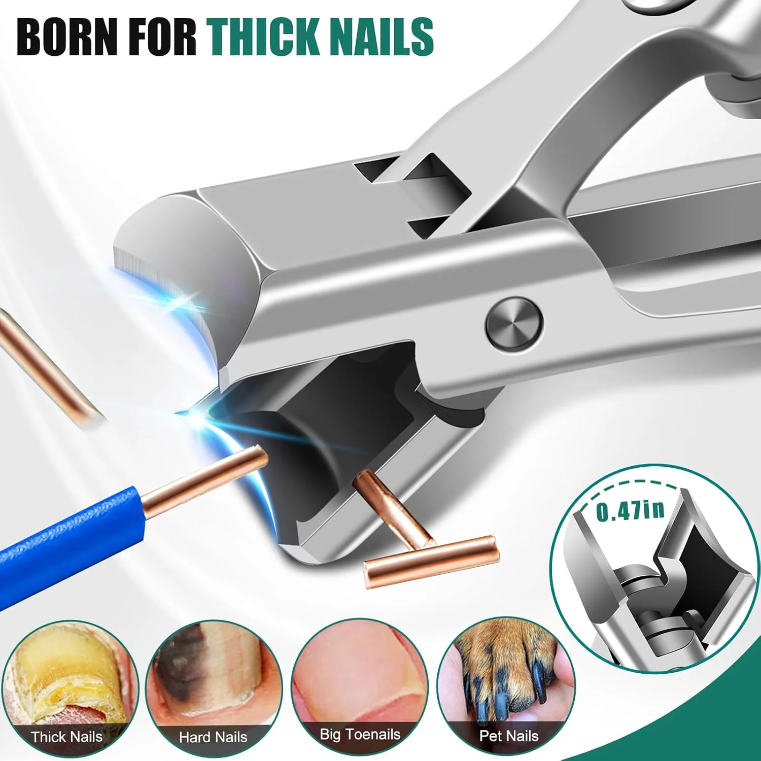 ناخن گیر مردانه برای ناخن های ضخیم، ناخن گیر ارتقا یافته مورب برای ناخن های فرورفته برای سالمندان، ناخن گیر بدون پاشش با دهانه پهن، ناخن گیر سنگین برای ناخن های ضخیم پا ناخن گیر مردانه برای ناخن های ضخیم، ناخن گیر ارتقا یافته مورب برای ناخن های فرورفته برای سالمندان، ناخن گیر بدون پاشش با دهانه پهن، ناخن گیر سنگین برای ناخن های ضخیم پا