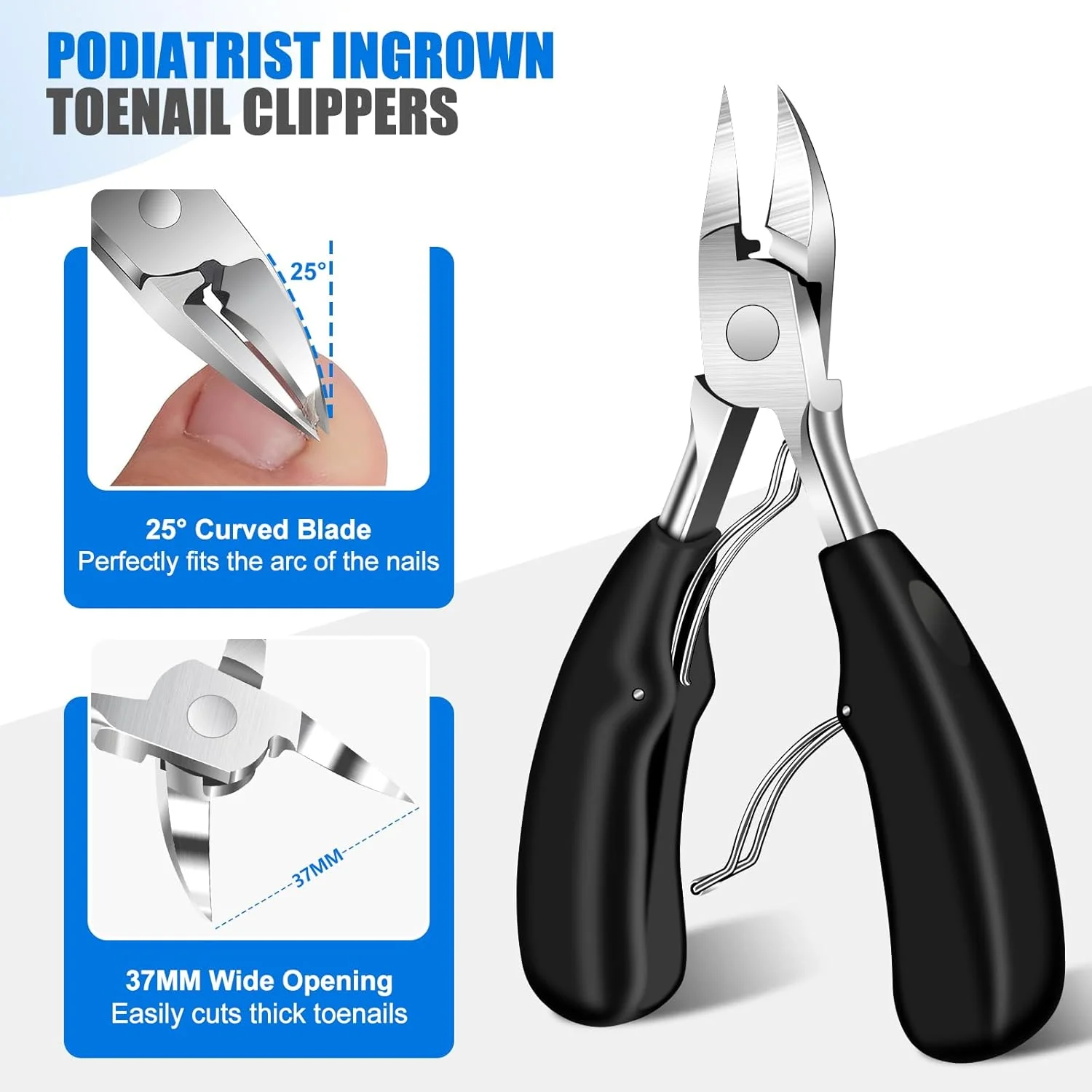 ناخن گیر مردانه برای ناخن های ضخیم پا، ناخن گیر زاویه دار برای سالمندان با دهانه پهن، ناخن گیر کج سنگین و جدید 2024، ناخن گیر انگشتان دست فولادی ضد زنگ تیز ناخن گیر مردانه برای ناخن های ضخیم پا، ناخن گیر زاویه دار برای سالمندان با دهانه پهن، ناخن گیر کج سنگین و جدید 2024، ناخن گیر انگشتان دست فولادی ضد زنگ تیز