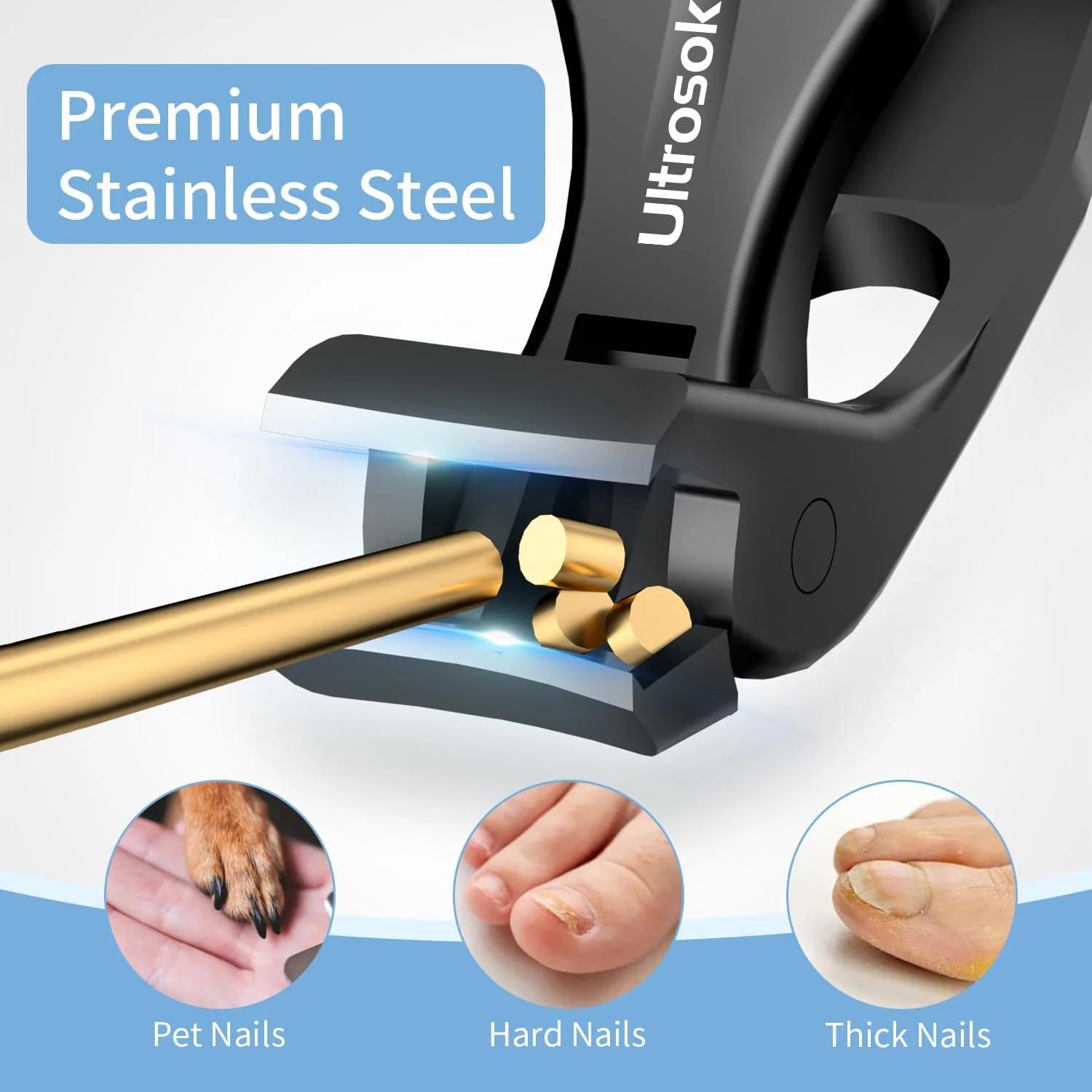 ناخن گیر انگشت شست پا برای ناخن های ضخیم، ناخن گیر سر زاویه دار برای مردان بزرگ با دهانه فک پهن، کاتر ناخن گیر تیز و بادوام با دسته بلند، ست مشکی ناخن گیر انگشت شست پا برای ناخن های ضخیم، ناخن گیر سر زاویه دار برای مردان بزرگ با دهانه فک پهن، کاتر ناخن گیر تیز و بادوام با دسته بلند، ست مشکی