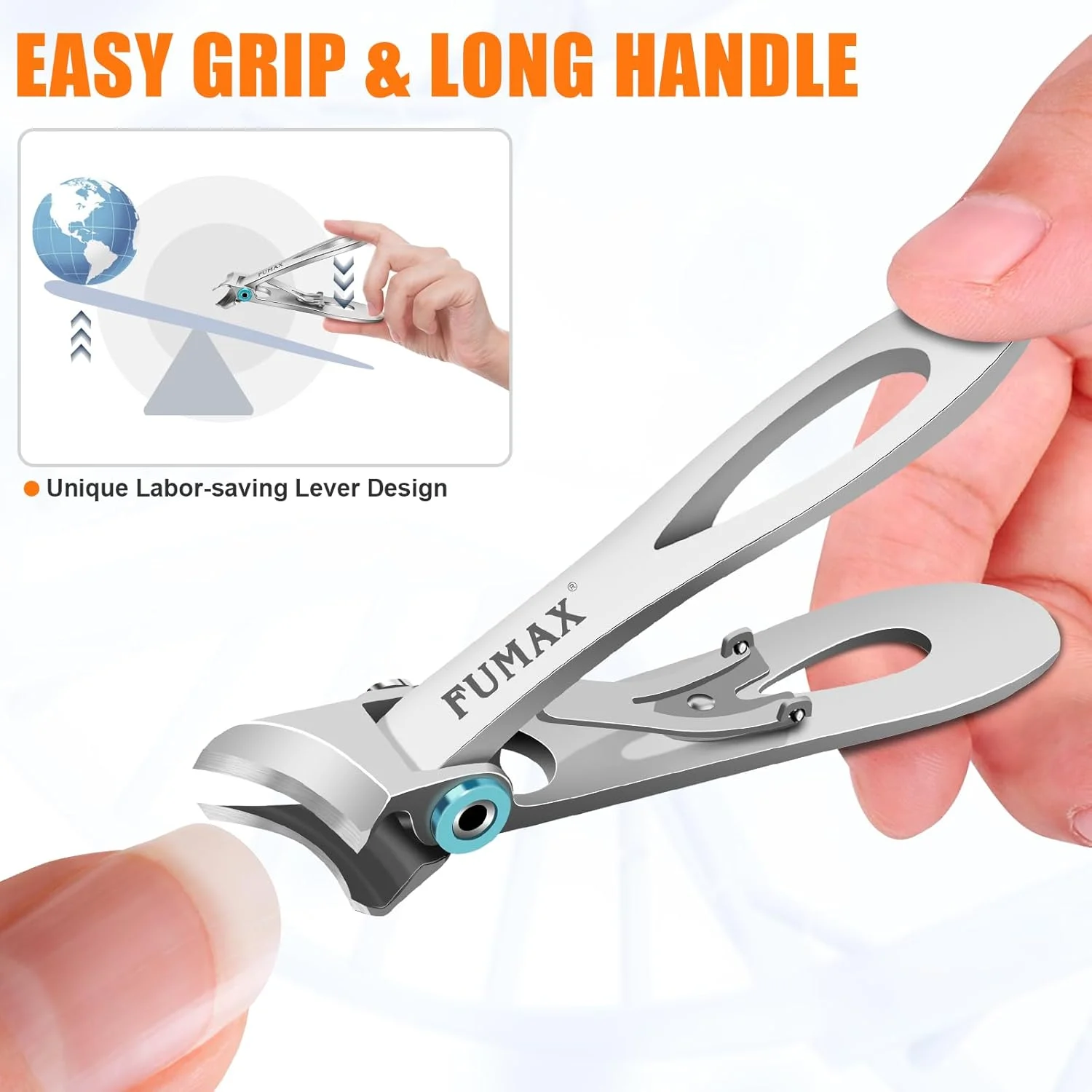 ناخن گیر انگشت شست پا برای ناخن های ضخیم، ناخن گیر زاویه دار برای ناخن های فرورفته با دهانه پهن، ناخن گیر صاف بدون ایجاد آشفتگی با محفظه جمع آوری، ناخن گیر ضخیم و مقاوم برای مردان ناخن گیر انگشت شست پا برای ناخن های ضخیم، ناخن گیر زاویه دار برای ناخن های فرورفته با دهانه پهن، ناخن گیر صاف بدون ایجاد آشفتگی با محفظه جمع آوری، ناخن گیر ضخیم و مقاوم برای مردان