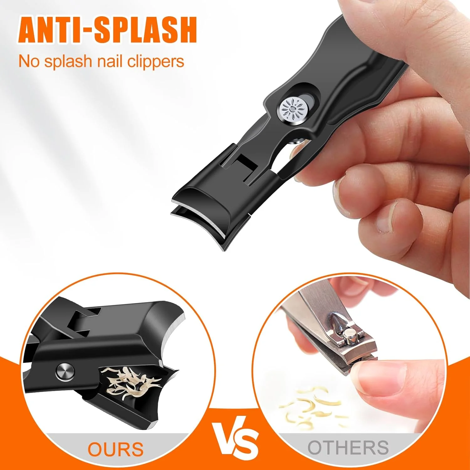 ناخن گیر برای ناخن های ضخیم، ناخن گیر محکم و تیز برای سالمندان با قفل ایمنی، دهانه پهن ناخن گیر پا، بدون پاشش ناخن گیر انگشت با گیرنده برای ناخن گیر برای ناخن های ضخیم، ناخن گیر محکم و تیز برای سالمندان با قفل ایمنی، دهانه پهن ناخن گیر پا، بدون پاشش ناخن گیر انگشت با گیرنده برای