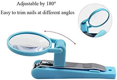 ناخن گیر با ذره بین، ناخن گیر بزرگ، قیچی ناخن گیر استیل ضد زنگ با ذره بین برای سالمندان و کودکان ناخن گیر با ذره بین، ناخن گیر بزرگ، قیچی ناخن گیر استیل ضد زنگ با ذره بین برای سالمندان و کودکان