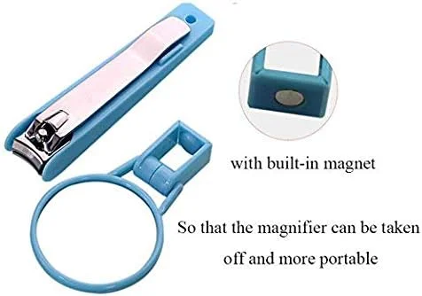 ناخن گیر با ذره بین، ناخن گیر بزرگ، قیچی ناخن گیر استیل ضد زنگ با ذره بین برای سالمندان و کودکان ناخن گیر با ذره بین، ناخن گیر بزرگ، قیچی ناخن گیر استیل ضد زنگ با ذره بین برای سالمندان و کودکان