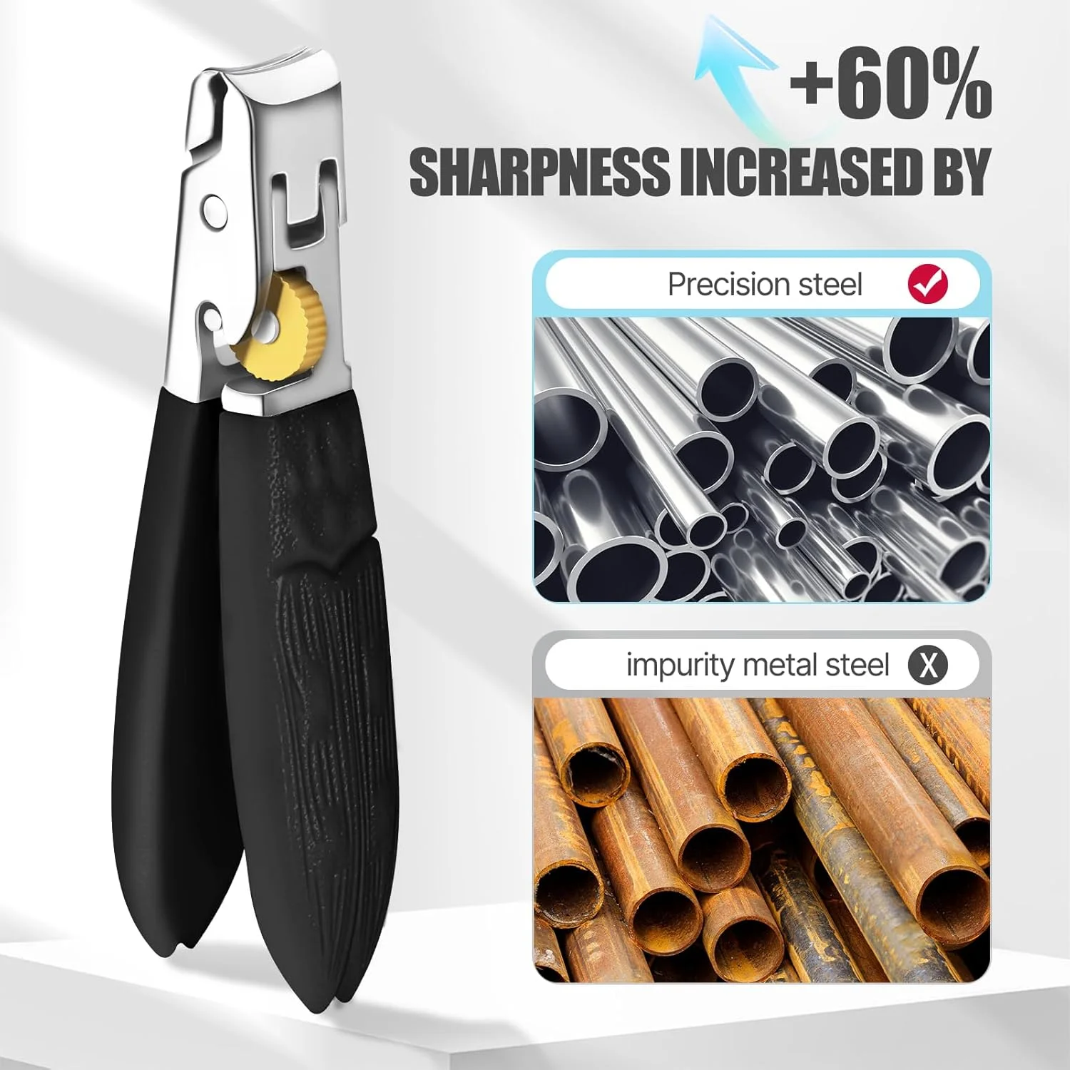 ناخن گیر بزرگ برای ناخن های ضخیم پا با دهانه فک پهن، استیل ضد زنگ ممتاز، ناخن گیر فوق العاده پهن، ناخن گیر سنگین، هدیه روز پدر برای مردان (مشکی) ناخن گیر بزرگ برای ناخن های ضخیم پا با دهانه فک پهن، استیل ضد زنگ ممتاز، ناخن گیر فوق العاده پهن، ناخن گیر سنگین، هدیه روز پدر برای مردان (مشکی)