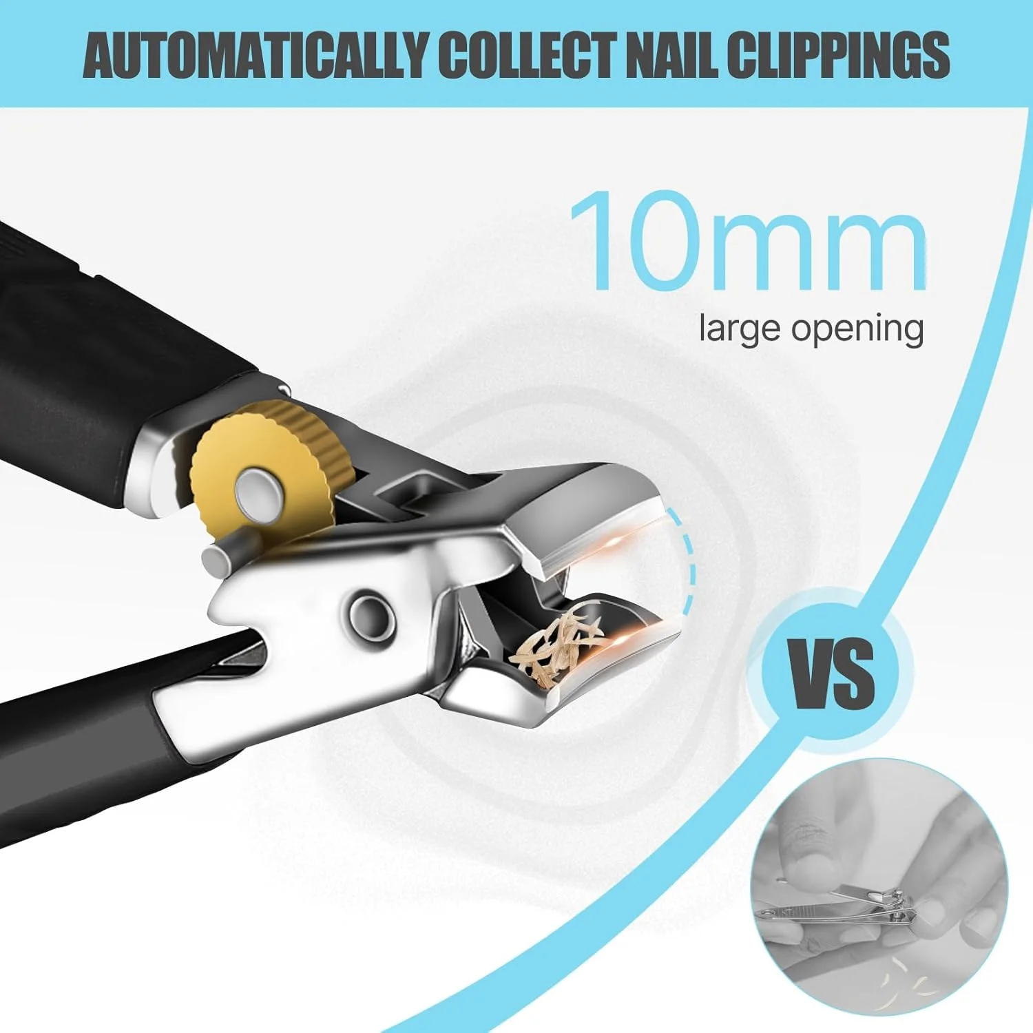 ناخن گیر بزرگ برای ناخن های ضخیم پا با دهانه فک پهن، استیل ضد زنگ ممتاز، ناخن گیر فوق العاده پهن، ناخن گیر سنگین، هدیه روز پدر برای مردان (مشکی) ناخن گیر بزرگ برای ناخن های ضخیم پا با دهانه فک پهن، استیل ضد زنگ ممتاز، ناخن گیر فوق العاده پهن، ناخن گیر سنگین، هدیه روز پدر برای مردان (مشکی)