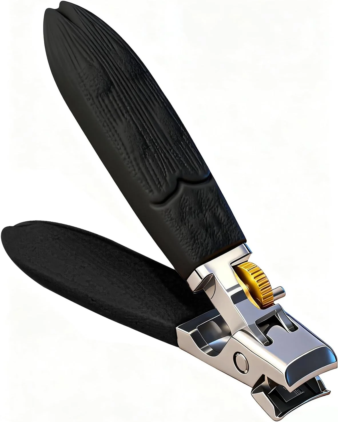 ناخن گیر تیز برای ناخن های ضخیم پا و سالمندان - ناخن گیر سنگین انگشت و ناخن پا با فک پهن، دستگیره ضد لغزش، قفل ایمنی و محافظ پاشش برای مردان، زنان و کودکان