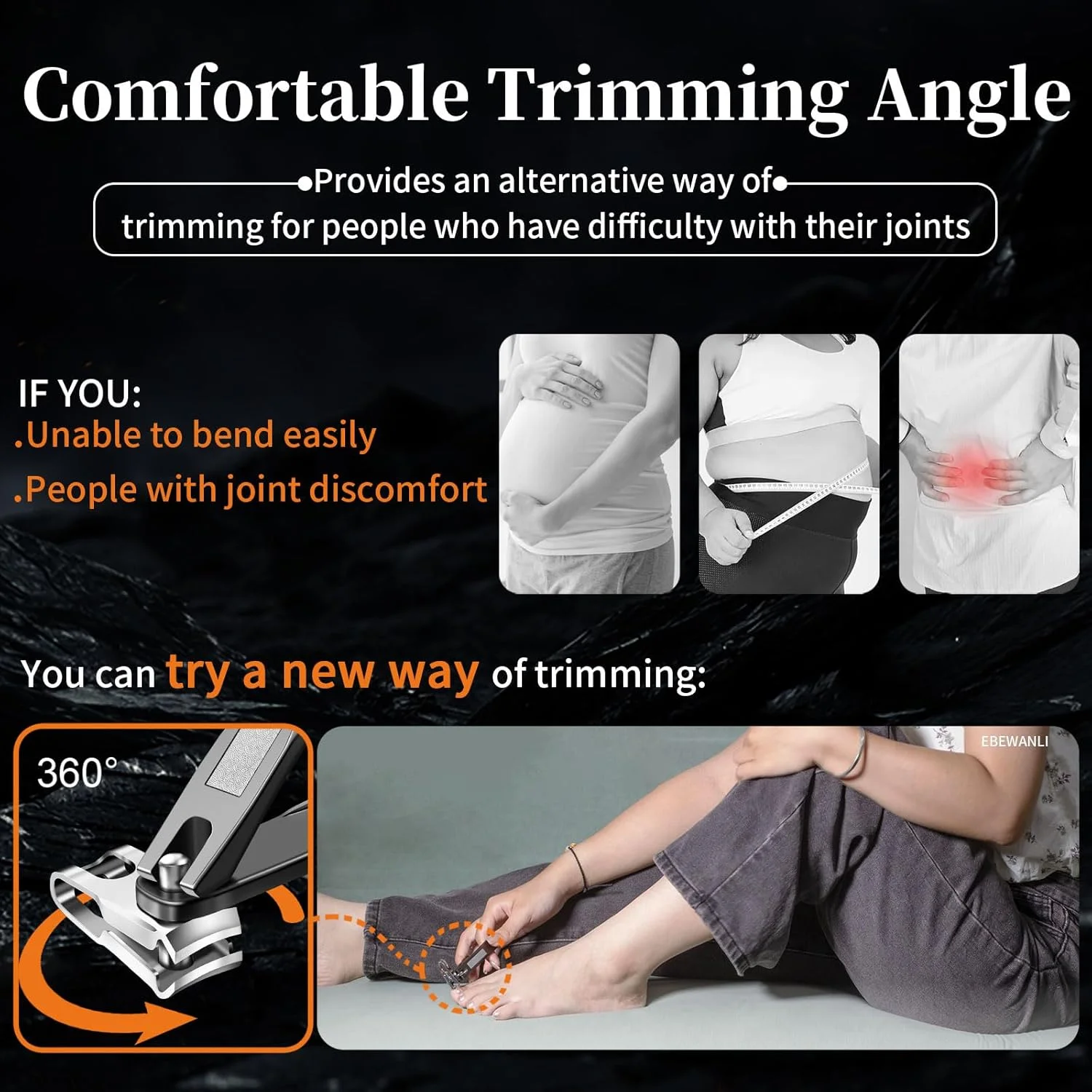 ناخن گیر چرخشی 360 درجه با دسته بلند برای سالمندان، ناخن گیر ارگونومیک با تیغه خمیده برای ناخن های ضخیم، قیچی و مرتب کننده ناخن استیل ضد زنگ برای آقایان و بانوان ناخن گیر چرخشی 360 درجه با دسته بلند برای سالمندان، ناخن گیر ارگونومیک با تیغه خمیده برای ناخن های ضخیم، قیچی و مرتب کننده ناخن استیل ضد زنگ برای آقایان و بانوان