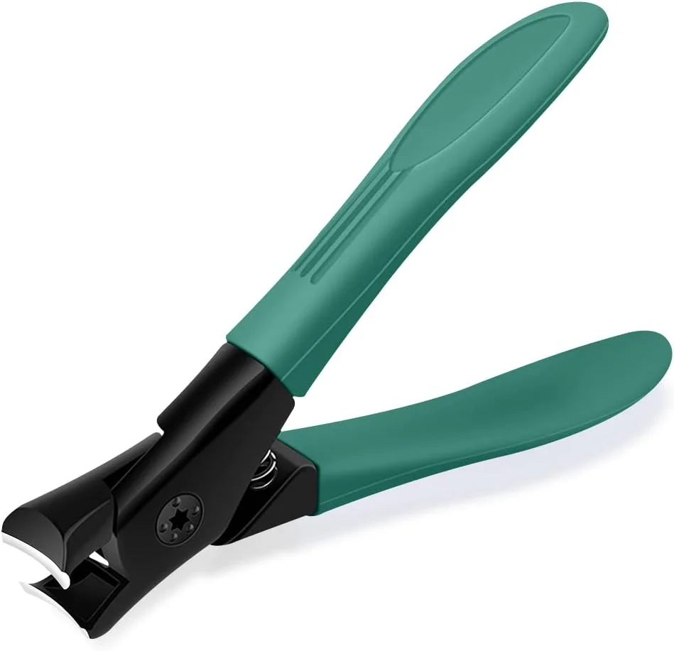 ناخن گیر، ناخن گیر استیل ضد زنگ سنگین با سوهان ناخن مناسب برای ناخن های ضخیم دست و پا، ابزار حرفه ای پیرایش ناخن (سبز) ناخن گیر، ناخن گیر استیل ضد زنگ سنگین با سوهان ناخن مناسب برای ناخن های ضخیم دست و پا، ابزار حرفه ای پیرایش ناخن (سبز)