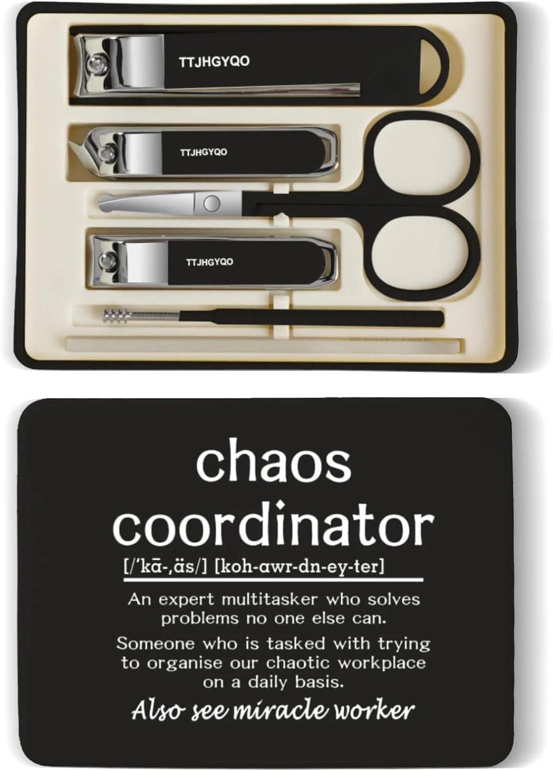 ست ناخن گیر، 6 عدد ناخن گیر پا، ناخن گیر انگشت استیل ضد زنگ، ست ناخن گیر تیز برای ناخن های ضخیم و فرو رفته، هدیه مدیر آشوب (مشکی مدیر آشوب) ست ناخن گیر، 6 عدد ناخن گیر پا، ناخن گیر انگشت استیل ضد زنگ، ست ناخن گیر تیز برای ناخن های ضخیم و فرو رفته، هدیه مدیر آشوب (مشکی مدیر آشوب)