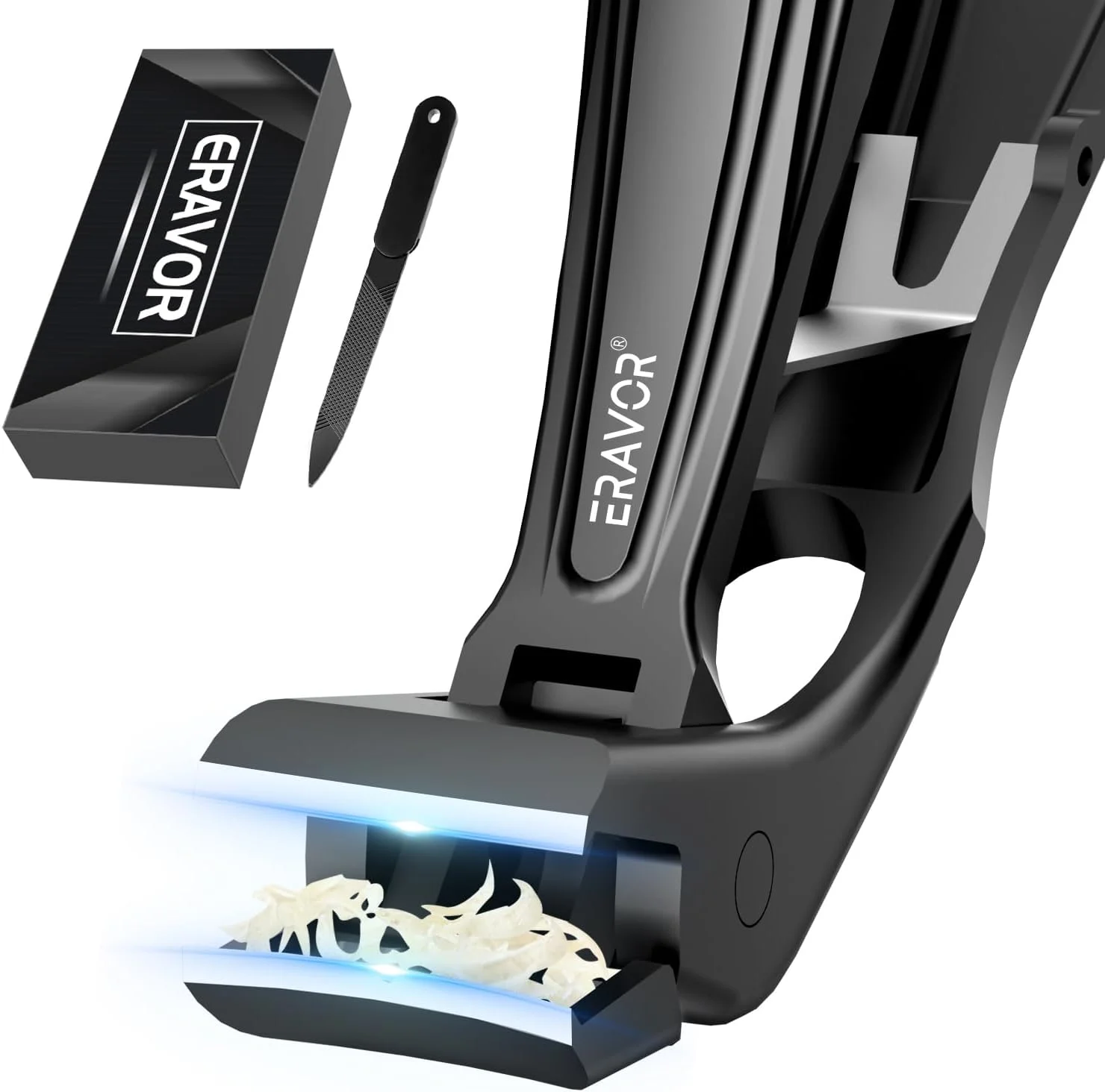 ناخن گیر برای آقایان و بانوان - ناخن گیر سر زاویه دار بزرگ برای ناخن های پا با دهانه باز پهن، کاتر ناخن گیر تیز و بادوام، فولاد ممتاز با گیرنده ناخن - مشکی ناخن گیر برای آقایان و بانوان - ناخن گیر سر زاویه دار بزرگ برای ناخن های پا با دهانه باز پهن، کاتر ناخن گیر تیز و بادوام، فولاد ممتاز با گیرنده ناخن - مشکی