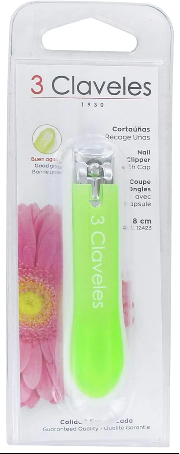 ناخن گیر 3 کلاولز، جمع کننده ناخن، 8 سانتی متر، سبز