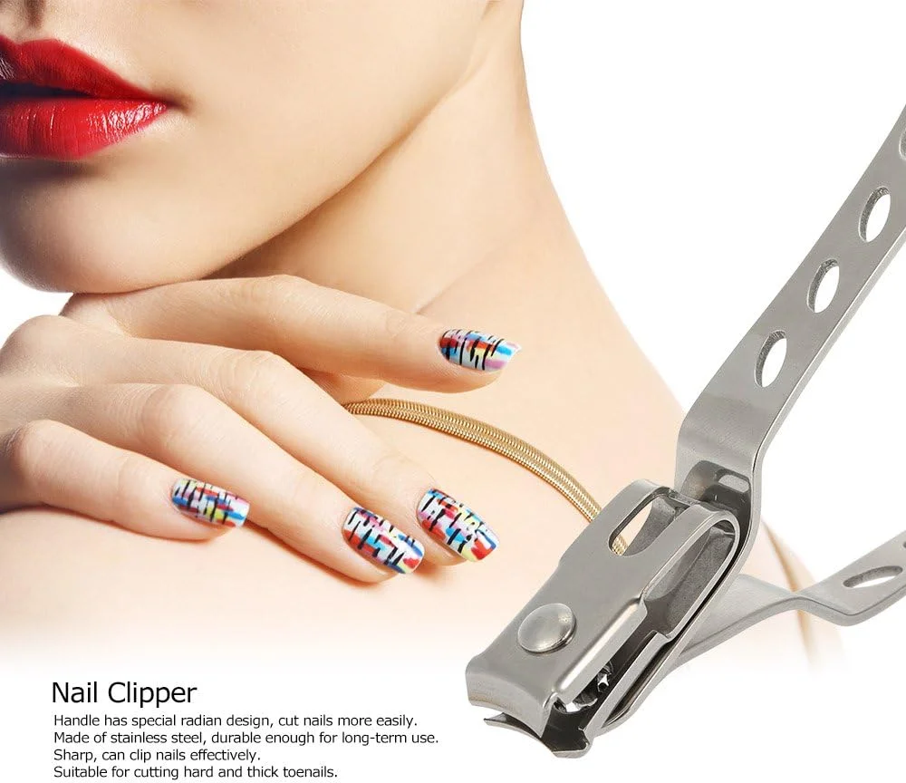ناخن گیر بزرگ Irfora، ابزار پیرایش ناخن استیل، قیچی ناخن انگشت دست و پا، ابزار مانیکور و طراحی ناخن ناخن گیر بزرگ Irfora، ابزار پیرایش ناخن استیل، قیچی ناخن انگشت دست و پا، ابزار مانیکور و طراحی ناخن