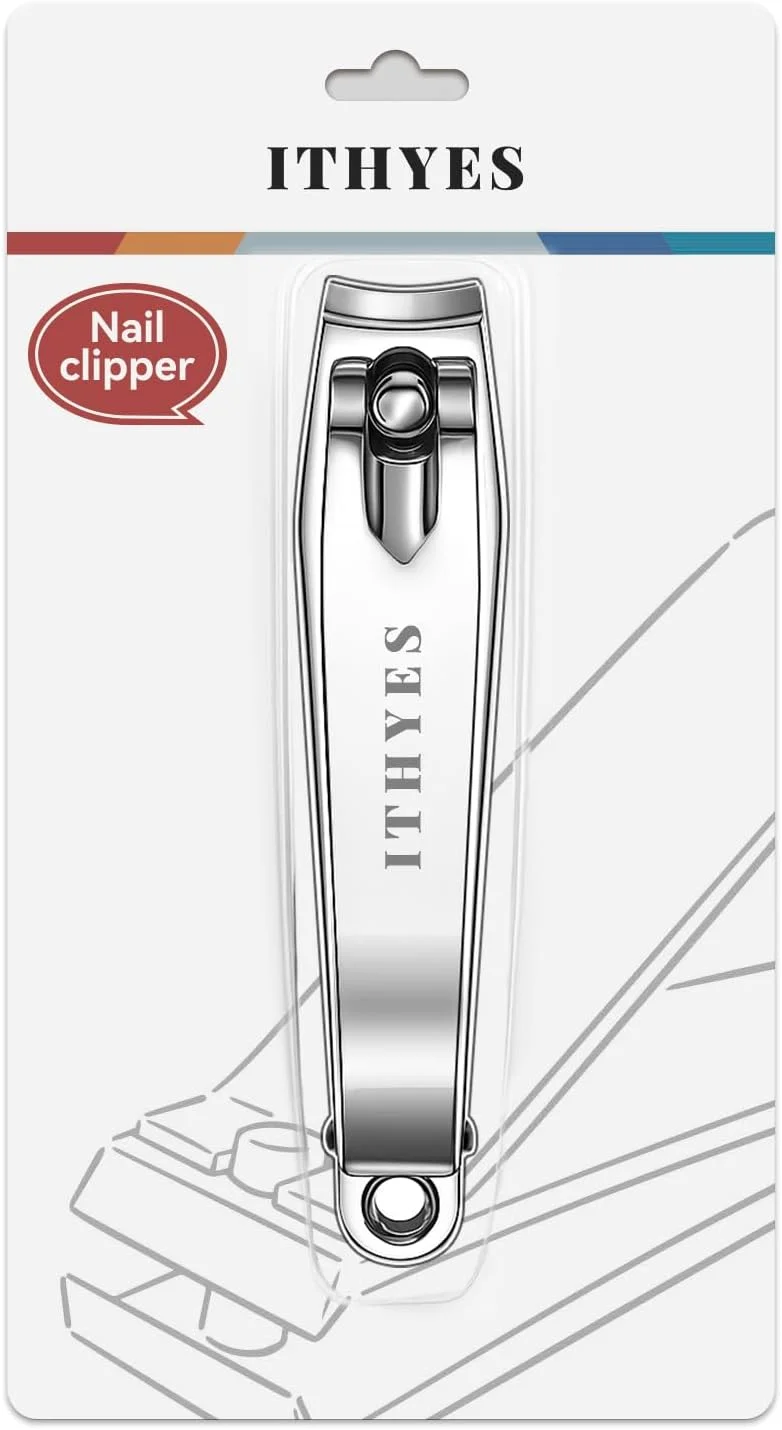 ناخن گیر، ابزار پیرایش ناخن دست و پا برای ناخن های ضخیم، فولاد ضد زنگ، تیز و بادوام، مناسب برای آقایان و بانوان، تک عددی (نقره ای) ناخن گیر، ابزار پیرایش ناخن دست و پا برای ناخن های ضخیم، فولاد ضد زنگ، تیز و بادوام، مناسب برای آقایان و بانوان، تک عددی (نقره ای)