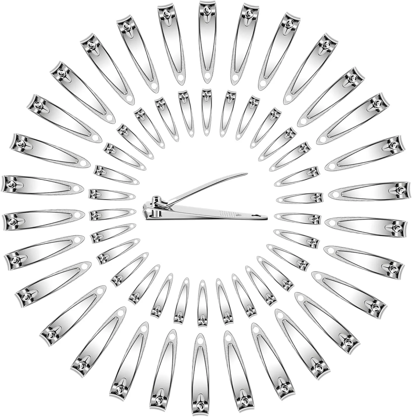 ست ناخن گیر 120 عددی، ناخن گیر صاف، استیل ضد زنگ، مانیکور و پدیکور ناخن، بادوام، نقره ای، کوچک، قابل حمل، مناسب برای آقایان، بانوان و بسته های مراقبتی ست ناخن گیر 120 عددی، ناخن گیر صاف، استیل ضد زنگ، مانیکور و پدیکور ناخن، بادوام، نقره ای، کوچک، قابل حمل، مناسب برای آقایان، بانوان و بسته های مراقبتی