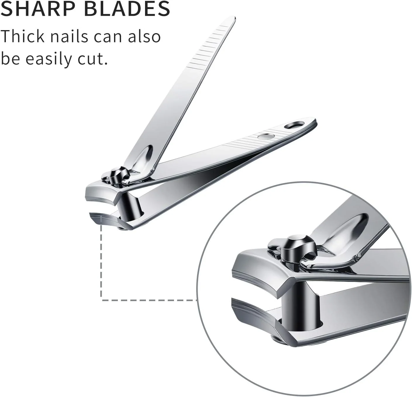 مجموعه ۳۲ عددی ناخن گیر استیل ضد زنگ، ناخن گیر نقره ای برای ناخن های دست و پا مجموعه ۳۲ عددی ناخن گیر استیل ضد زنگ، ناخن گیر نقره ای برای ناخن های دست و پا