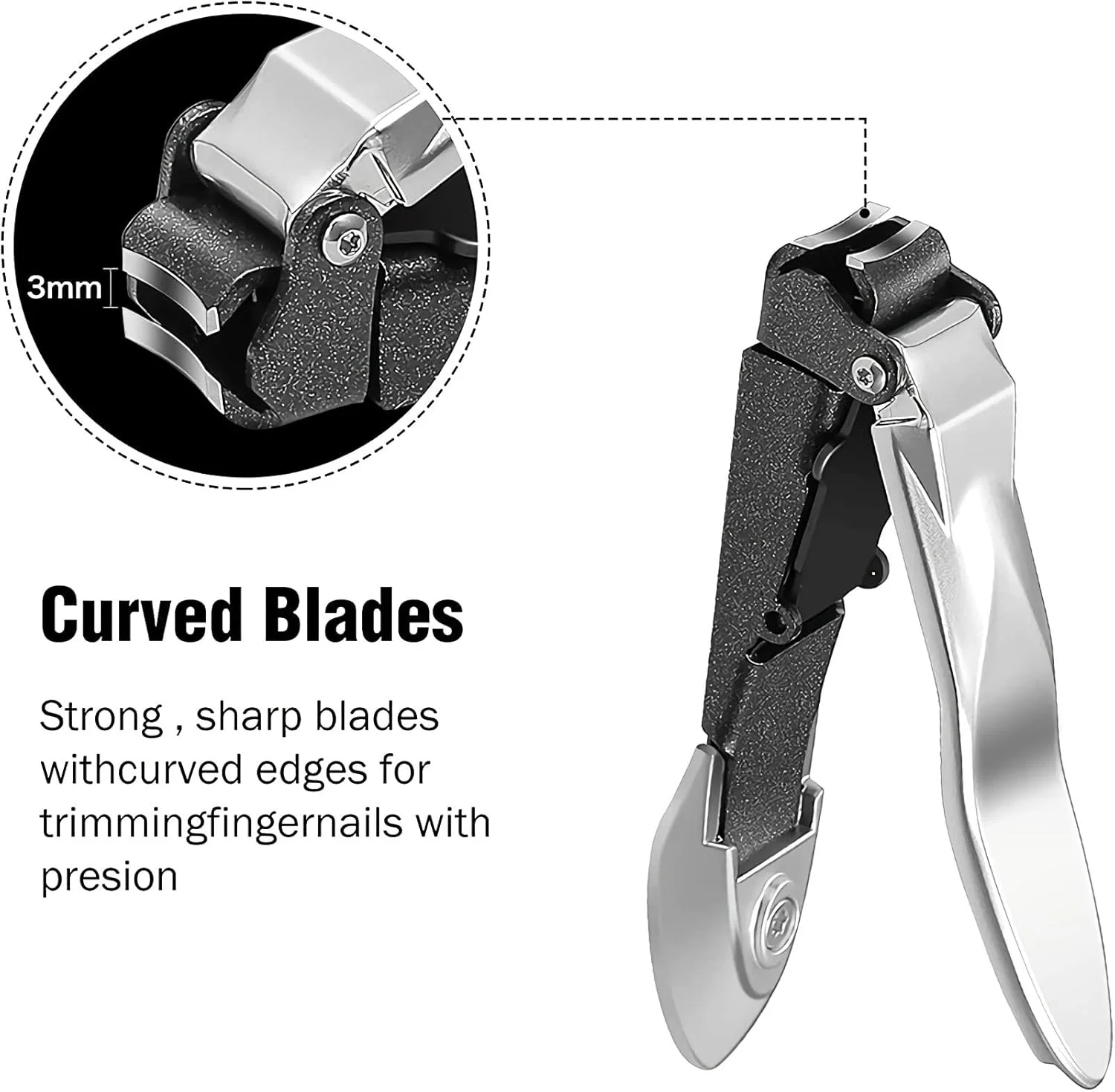 ناخن گیر MAKINGTEC با محفظه جمع آوری، برای آقایان و بانوان، ناخن گیر بزرگ برای ناخن های ضخیم - اصلاح و شکل دادن به ناخن های دست و پا به همراه کیف مسافرتی ناخن گیر MAKINGTEC با محفظه جمع آوری، برای آقایان و بانوان، ناخن گیر بزرگ برای ناخن های ضخیم - اصلاح و شکل دادن به ناخن های دست و پا به همراه کیف مسافرتی