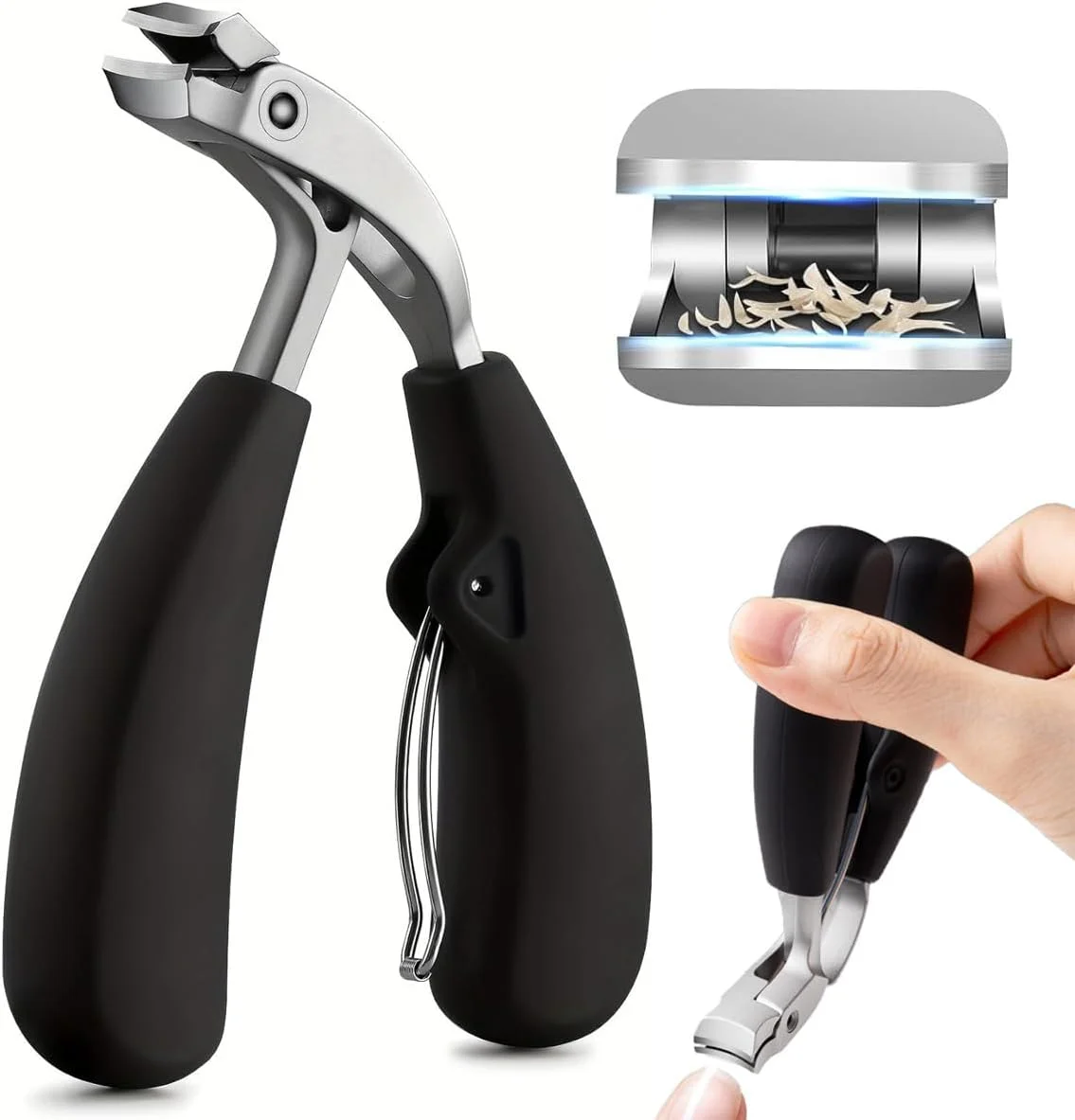 ناخن گیر انگشتان پا برای ناخن های ضخیم، سر زاویه دار بزرگ، ناخن گیر فوق العاده تیز و بادوام، مناسب برای آقایان و بانوان ناخن گیر انگشتان پا برای ناخن های ضخیم، سر زاویه دار بزرگ، ناخن گیر فوق العاده تیز و بادوام، مناسب برای آقایان و بانوان