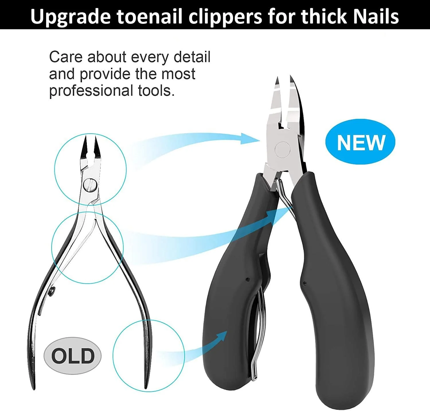 ست ناخن گیر ضخیم انگشت پا Gnker، ست حرفه ای پدیکور ناخن برای ناخن های ضخیم و فرو رفته، دهانه فک پهن، ست پدیکور ناخن پا بزرگ برای مردان، زنان و سالمندان ست ناخن گیر ضخیم انگشت پا Gnker، ست حرفه ای پدیکور ناخن برای ناخن های ضخیم و فرو رفته، دهانه فک پهن، ست پدیکور ناخن پا بزرگ برای مردان، زنان و سالمندان