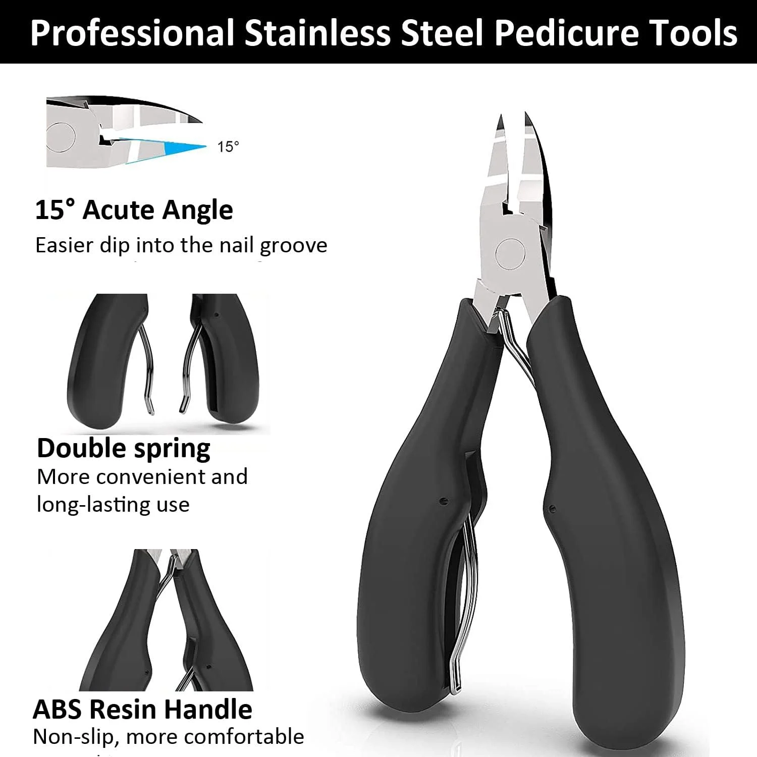 ست ناخن گیر ضخیم انگشت پا Gnker، ست حرفه ای پدیکور ناخن برای ناخن های ضخیم و فرو رفته، دهانه فک پهن، ست پدیکور ناخن پا بزرگ برای مردان، زنان و سالمندان ست ناخن گیر ضخیم انگشت پا Gnker، ست حرفه ای پدیکور ناخن برای ناخن های ضخیم و فرو رفته، دهانه فک پهن، ست پدیکور ناخن پا بزرگ برای مردان، زنان و سالمندان