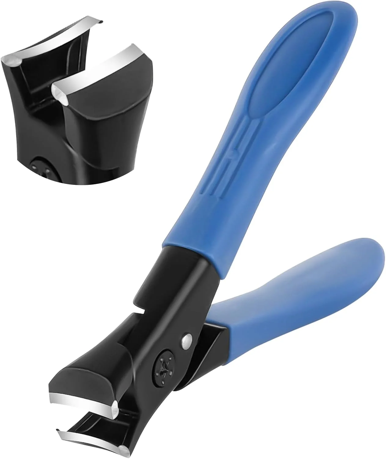 ناخن گیر LOPHE برای ناخن های ضخیم دست و پا، ناخن گیر با دهانه پهن، ناخن گیر سنگین، ناخن گیر منحنی تیز استیل ضد زنگ، ابزار مراقبت از ناخن برای آقایان و بانوان