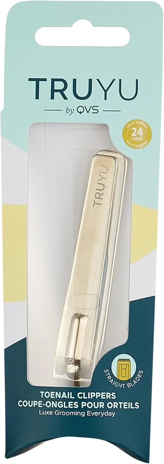 ناخن گیر پا QVS (تیغه های صاف) روکش طلایی ناخن گیر پا QVS (تیغه های صاف) روکش طلایی