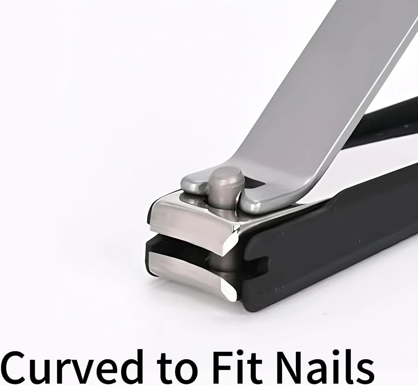 ناخن گیر برای آقایان و بانوان، ناخن گیر منحنی استیل ضد زنگ به همراه محفظه جمع آوری ناخن، ناخن گیر پا، ابزار اصلاح ناخن