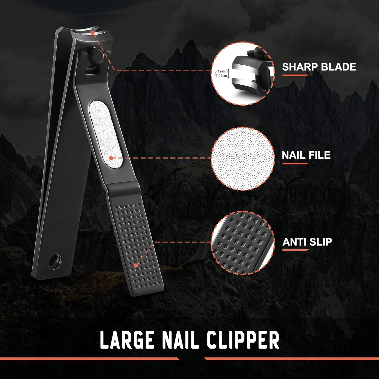 ست ناخن گیر با کیفیت BEZOX، 2 عدد، دهانه پهن برای ناخن دست و پا، استیل ضد زنگ درجه یک، تیز و بادوام