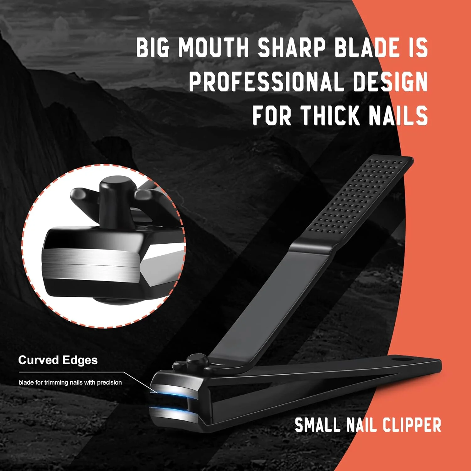 ست ناخن گیر با کیفیت BEZOX، 2 عدد، دهانه پهن برای ناخن دست و پا، استیل ضد زنگ درجه یک، تیز و بادوام