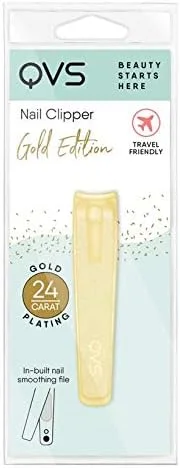 ناخن گیر QVS (تیغه های منحنی) با روکش طلایی