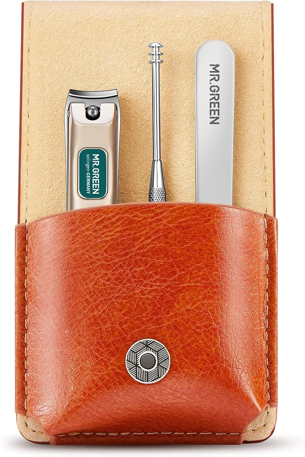 ست مانیکور قابل حمل MR.GREEN، کیت پدیکور، ابزار ناخن گیر استیل ضد زنگ، جعبه هدیه قیچی ناخن (Mr-6101) ست مانیکور قابل حمل MR.GREEN، کیت پدیکور، ابزار ناخن گیر استیل ضد زنگ، جعبه هدیه قیچی ناخن (Mr-6101)