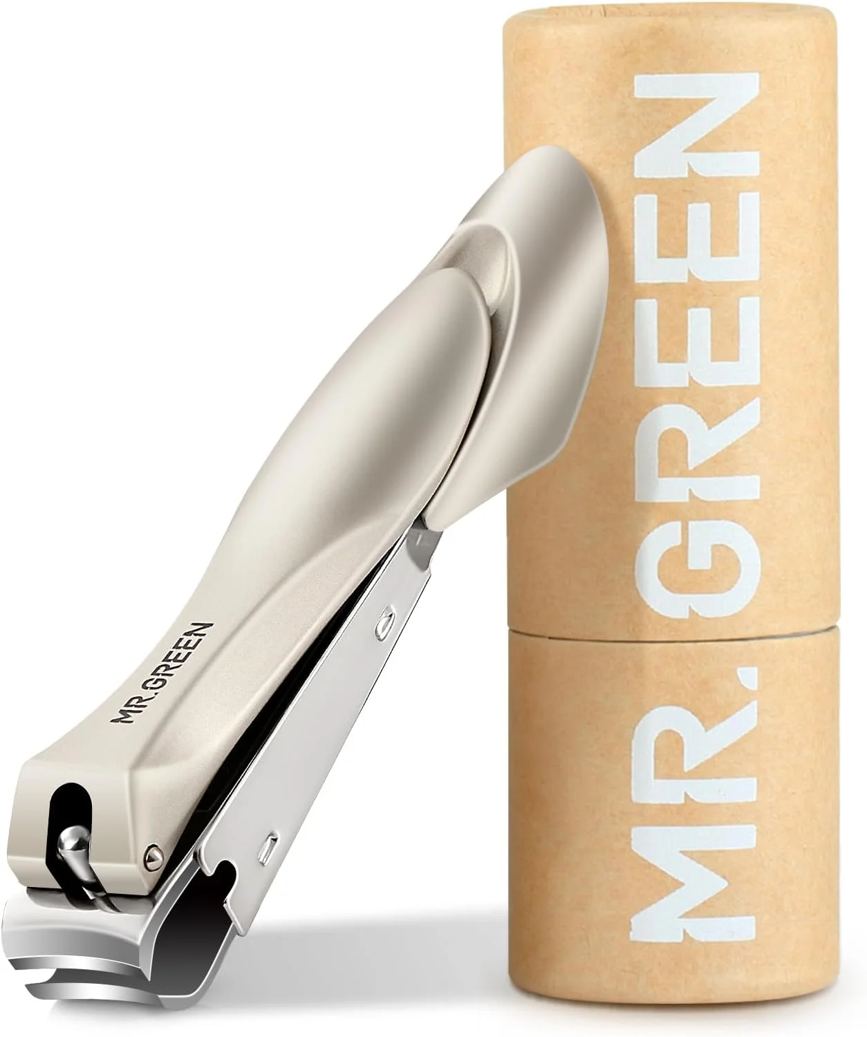 ناخن گیر استیل ضد زنگ MR.GREEN، ابزار مانیکور و پدیکور با طراحی بیونیک و قیچی ناخن (ناخن گیر متوسط) ناخن گیر استیل ضد زنگ MR.GREEN، ابزار مانیکور و پدیکور با طراحی بیونیک و قیچی ناخن (ناخن گیر متوسط)