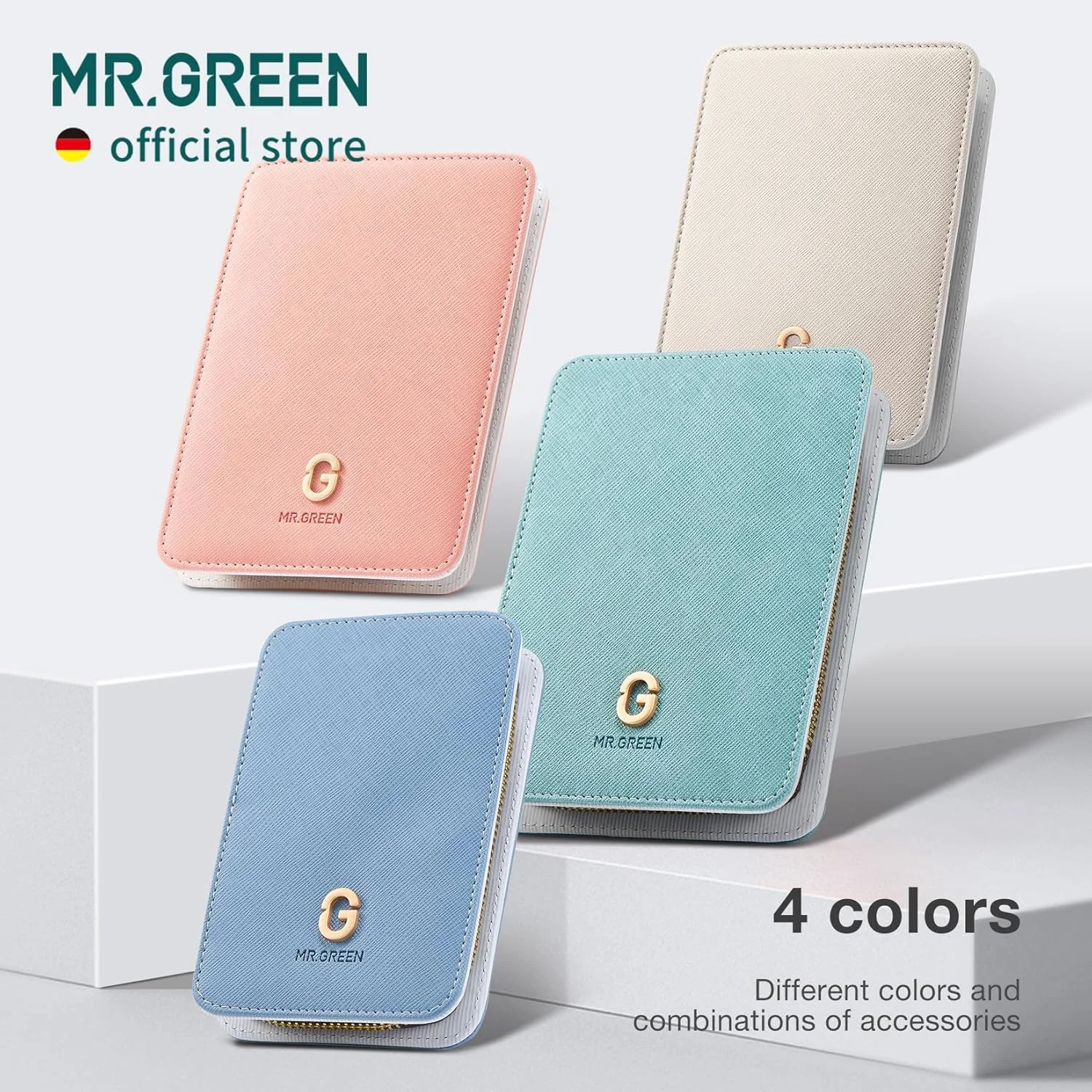 ست مانیکور طرح‌دار MR.GREEN، ست حرفه‌ای ناخن‌گیر، ابزار مراقبت شخصی، هدیه ناخن‌گیر با کیف چرمی (صورتی (ست ۸ تکه))