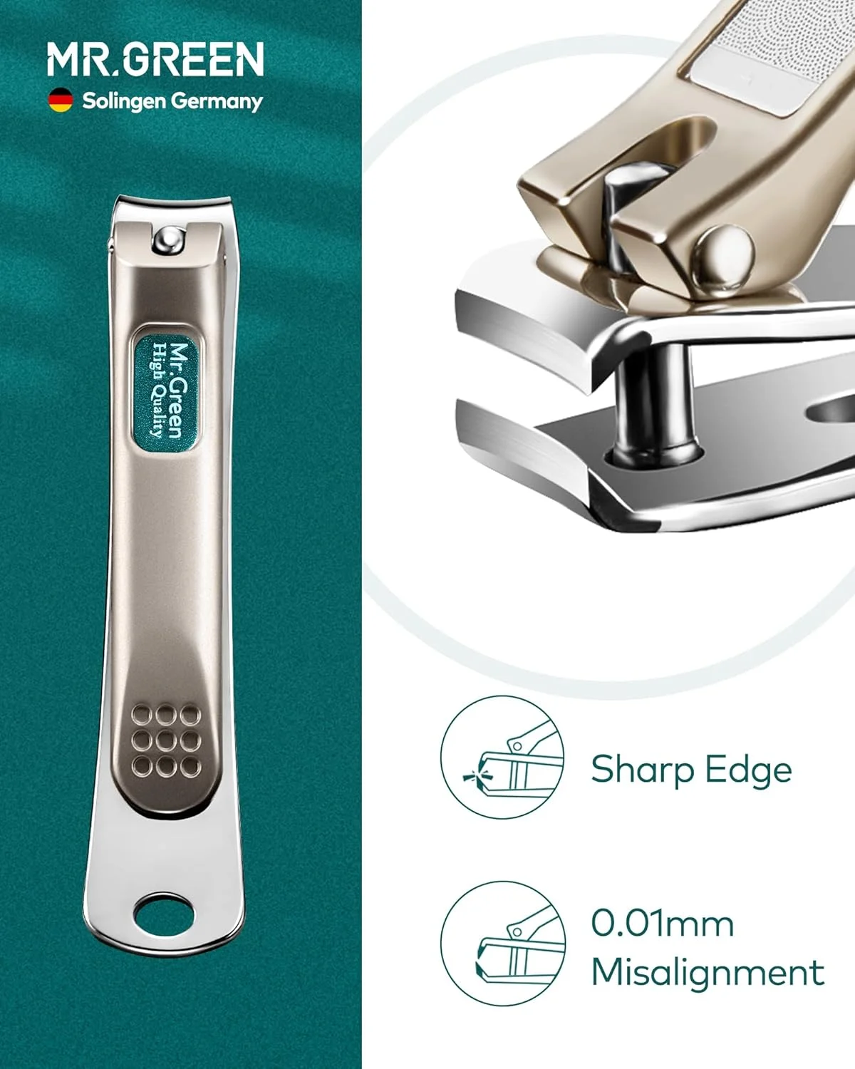 ست ۴ تکه ناخن گیر MR.GREEN، ست مانیکور و پدیکور استیل ضد زنگ، کیت پیرایش درجه پزشکی با جعبه هدیه و کیف مسافرتی برای آقایان و بانوان ست ۴ تکه ناخن گیر MR.GREEN، ست مانیکور و پدیکور استیل ضد زنگ، کیت پیرایش درجه پزشکی با جعبه هدیه و کیف مسافرتی برای آقایان و بانوان