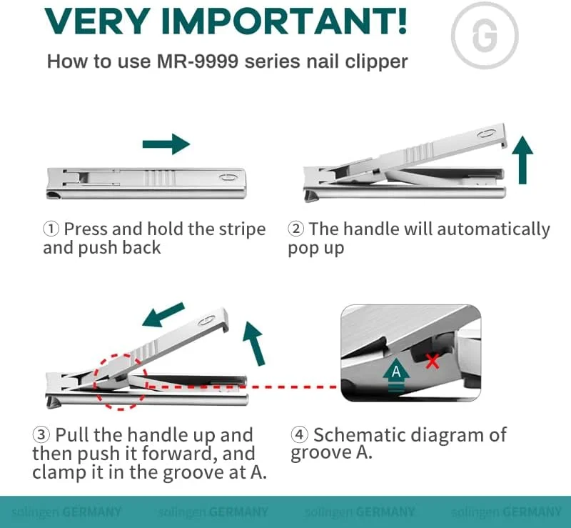 ناخن گیر فوق العاده نازک MR.GREEN، فناوری ساخت دقیق آلمانی، دارای روکش چرمی گاوی با بافت عالی (قهوه ای تیره)