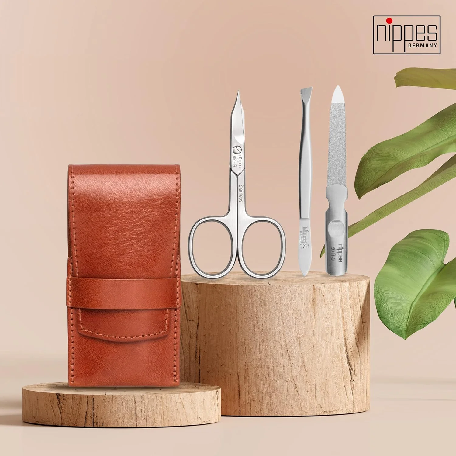 ست مانیکور نیپز سولینگن، 3 تکه، استیل ضد زنگ، بدون نیکل، کیف چرمی قهوه ای اصل ست مانیکور نیپز سولینگن، 3 تکه، استیل ضد زنگ، بدون نیکل، کیف چرمی قهوه ای اصل