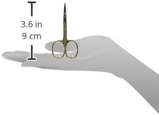 قیچی کوتیکول روکش طلای نیپز زولینگن، 9 سانتی متر