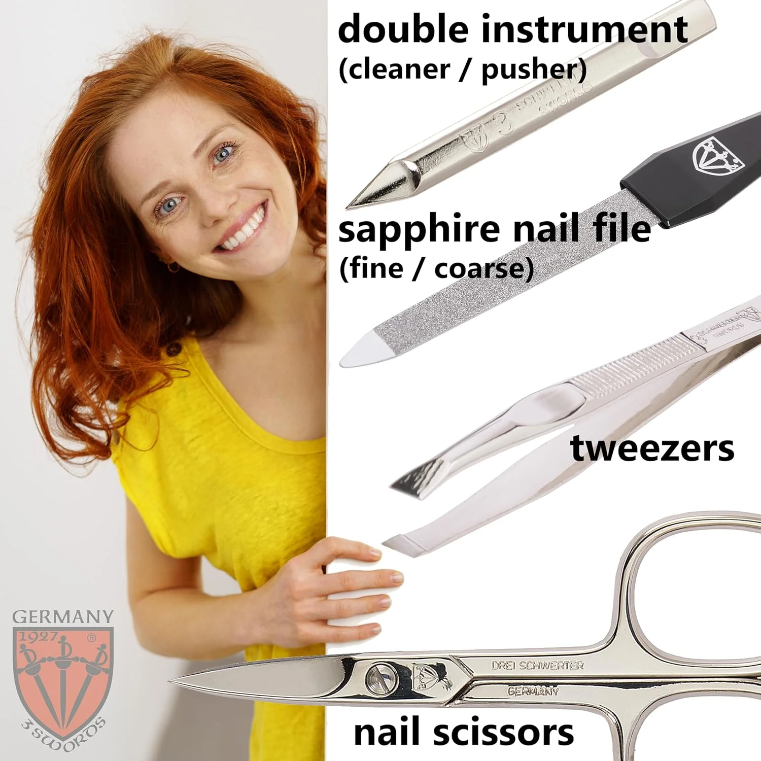 ست مانیکور و پدیکور 3 تکه با کیفیت عالی از آلمان - ست ابزار قیچی مراقبت حرفه ای از ناخن انگشتان دست و پا، کیف چرمی اصل در جعبه هدیه، ساخت سولینگن آلمان (02662) ست مانیکور و پدیکور 3 تکه با کیفیت عالی از آلمان - ست ابزار قیچی مراقبت حرفه ای از ناخن انگشتان دست و پا، کیف چرمی اصل در جعبه هدیه، ساخت سولینگن آلمان (02662)