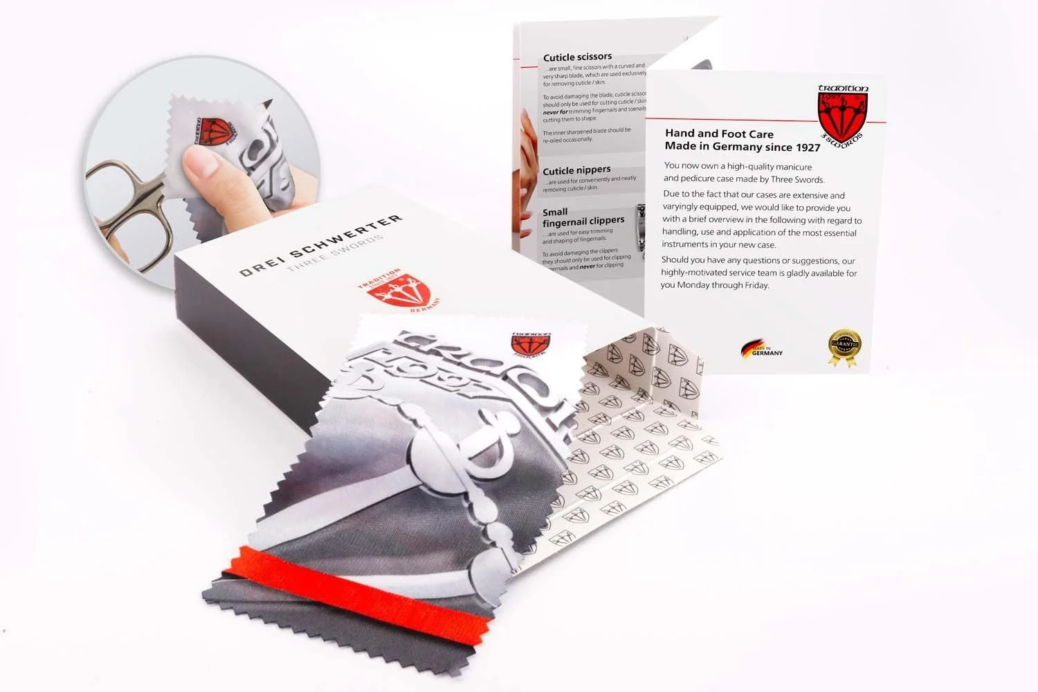 ست مانیکور و پدیکور 11 تکه با کیفیت عالی، قیچی، ناخن گیر و ابزار مراقبت از ناخن انگشتان دست و پا، کیف چرمی شیک، ساخت شرکت 3 Swords (03768) ست مانیکور و پدیکور 11 تکه با کیفیت عالی، قیچی، ناخن گیر و ابزار مراقبت از ناخن انگشتان دست و پا، کیف چرمی شیک، ساخت شرکت 3 Swords (03768)