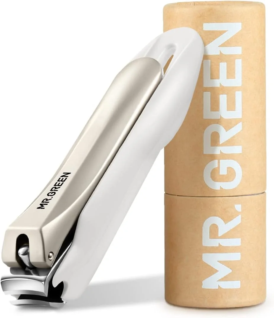 ناخن گیر ضد پاشش MR.GREEN، ابزار مانیکور استیل ضد زنگ، قیچی ناخن با طراحی جداشدنی (متوسط) ناخن گیر ضد پاشش MR.GREEN، ابزار مانیکور استیل ضد زنگ، قیچی ناخن با طراحی جداشدنی (متوسط)