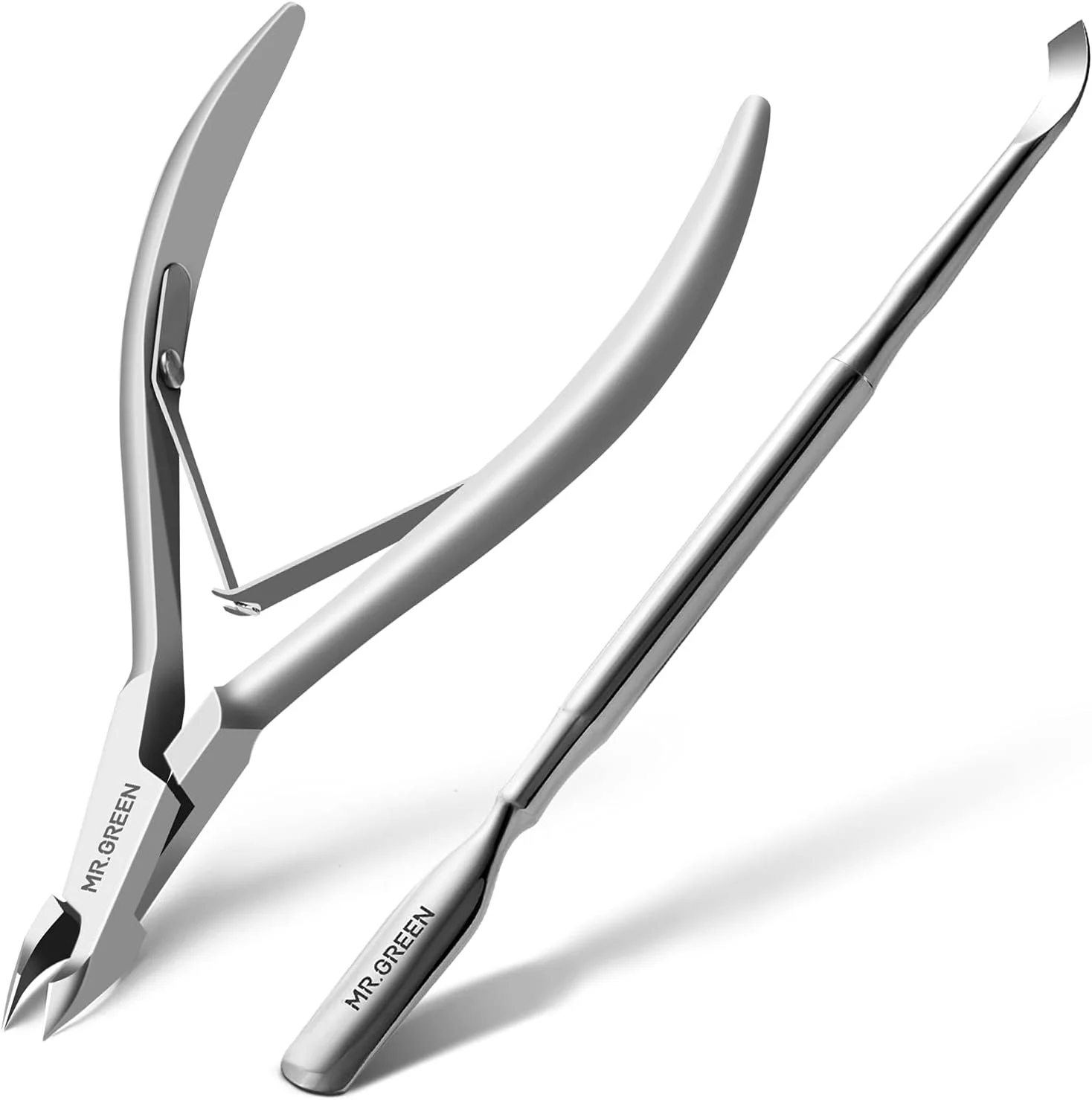 آقای گرین - موچین کوتیکول، قیچی مانیکور ناخن، ابزار پیرایش کوتیکول، از بین برنده پوست مرده، کاتر استیل ضد زنگ، ابزار زیبایی به همراه پوشر آقای گرین - موچین کوتیکول، قیچی مانیکور ناخن، ابزار پیرایش کوتیکول، از بین برنده پوست مرده، کاتر استیل ضد زنگ، ابزار زیبایی به همراه پوشر