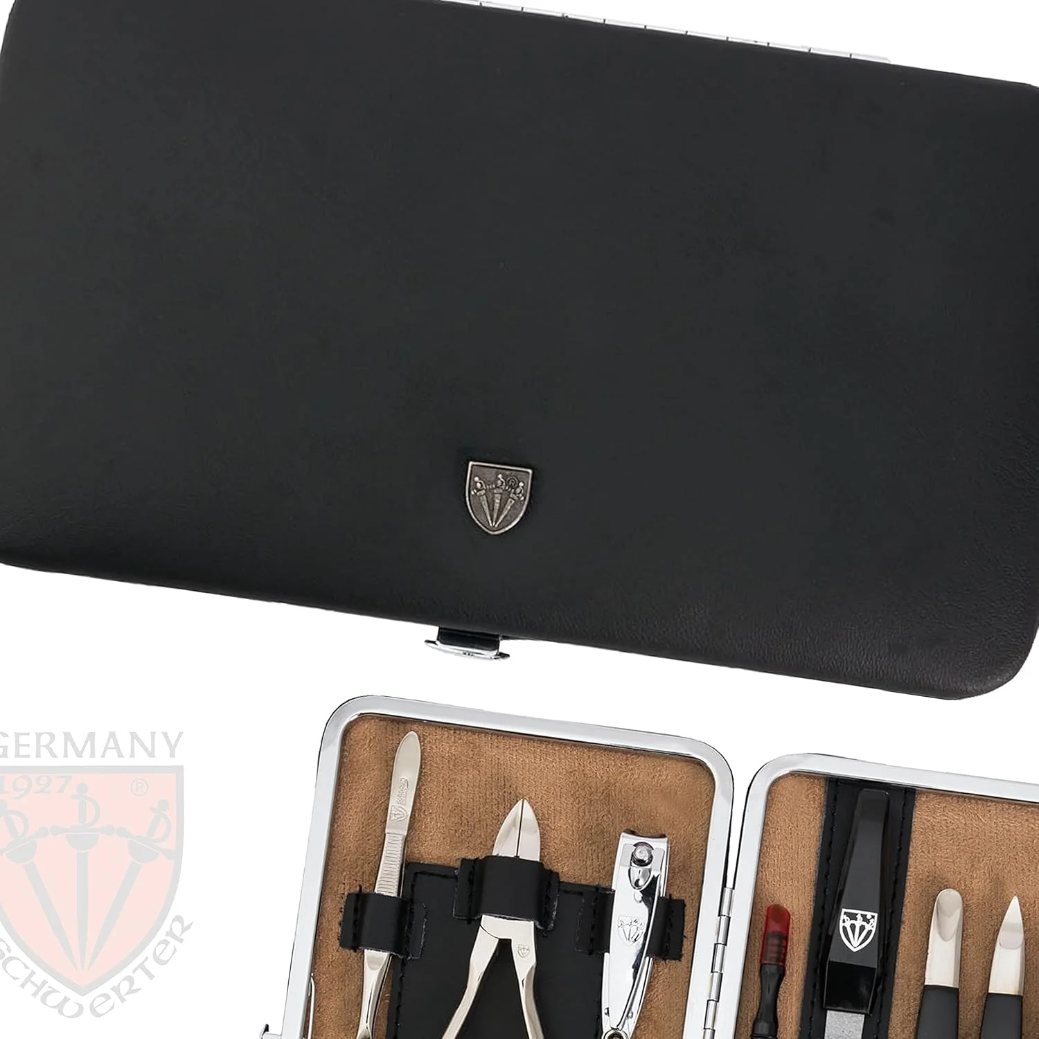 ست مانیکور و پدیکور 11 تکه Drei Schwerter Germany Treviso، لوازم جانبی ناخن، ابزار استیل با کیفیت، ست مانیکور چرم اصل، مناسب هدیه (Y7S0) ست مانیکور و پدیکور 11 تکه Drei Schwerter Germany Treviso، لوازم جانبی ناخن، ابزار استیل با کیفیت، ست مانیکور چرم اصل، مناسب هدیه (Y7S0)